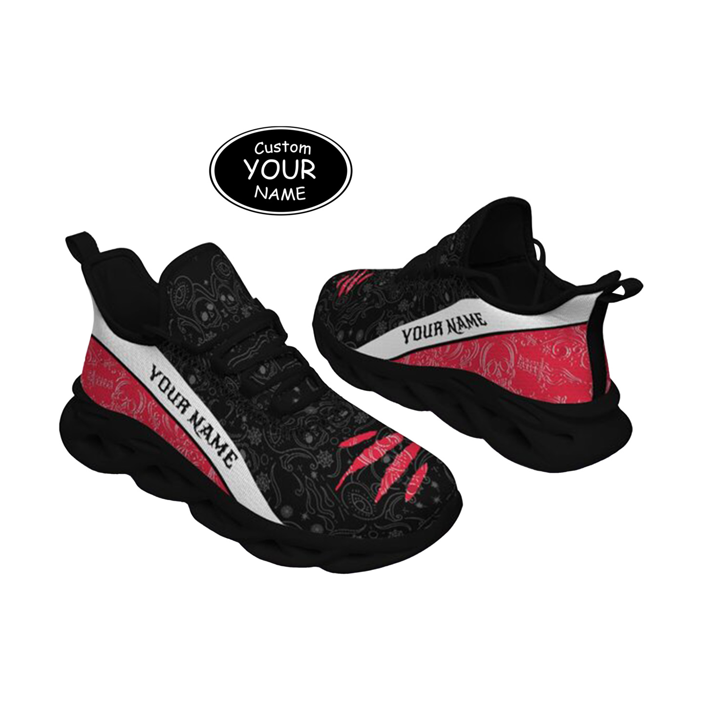 Max Sowl-25-yy-Cincinnati-24-2, Personalized Cincinnati Bearcats Custom Max Sowl Shoes, Patriotic Running Sneakers, Custom Comfortable Walking Shoes