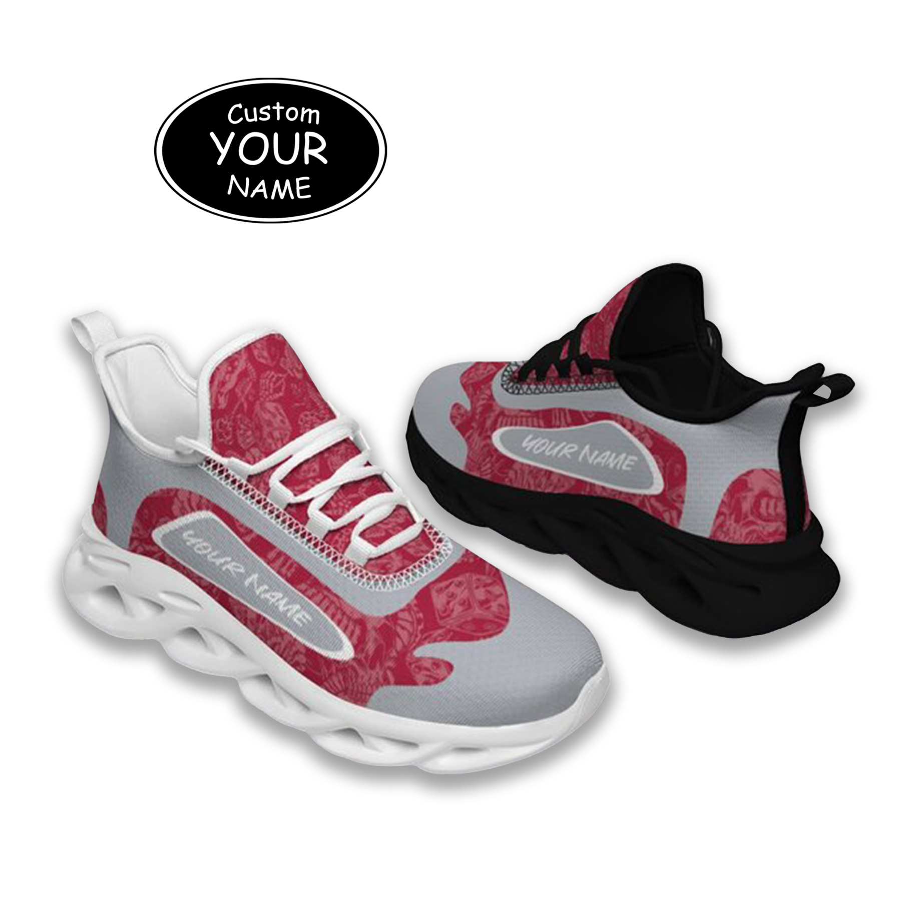 Max Sowl-25-cy-Tuscaloosa-2-3, Personalized Alabama Crimson Tide Custom Max Sowl Shoes, Patriotic Running Sneakers, Custom Comfortable Walking Shoes