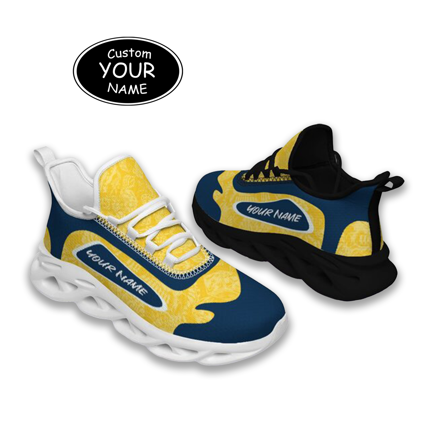 Max Sowl-25-cy-Ann Arbor-14-3, Personalized Michigan Wolverines Custom Max Sowl Shoes, Patriotic Running Sneakers, Custom Comfortable Walking Shoes