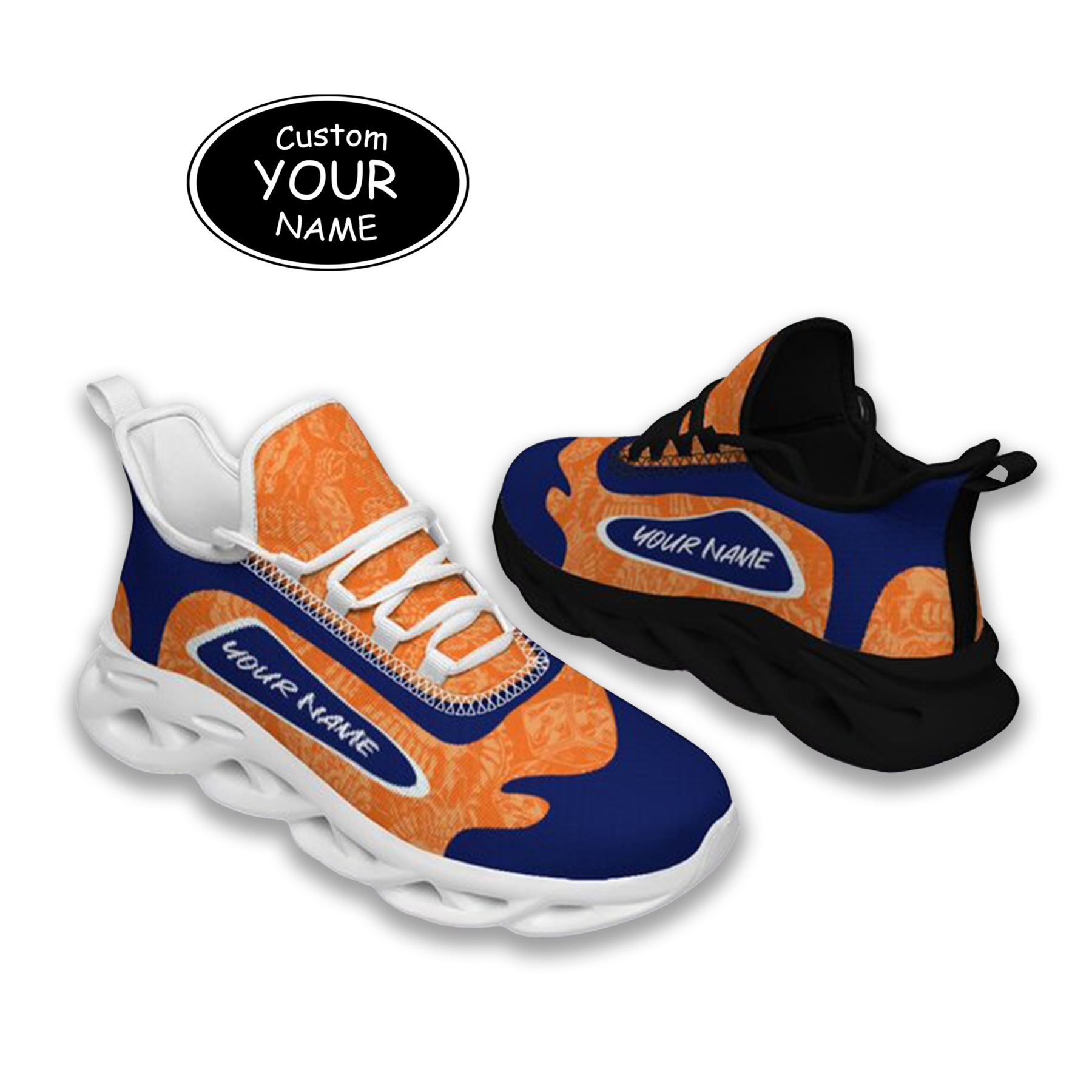 Max Sowl-25-cy-Syracuse-15-3, Personalized Syracuse Orange Custom Max Sowl Shoes, Patriotic Running Sneakers, Custom Comfortable Walking Shoes