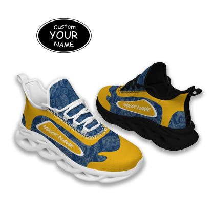 Max Sowl-25-cy-Morgantown-20-3, Personalized West Virginia Mountaineers Custom Max Sowl Shoes, Patriotic Running Sneakers, Custom Comfortable Walking Shoes