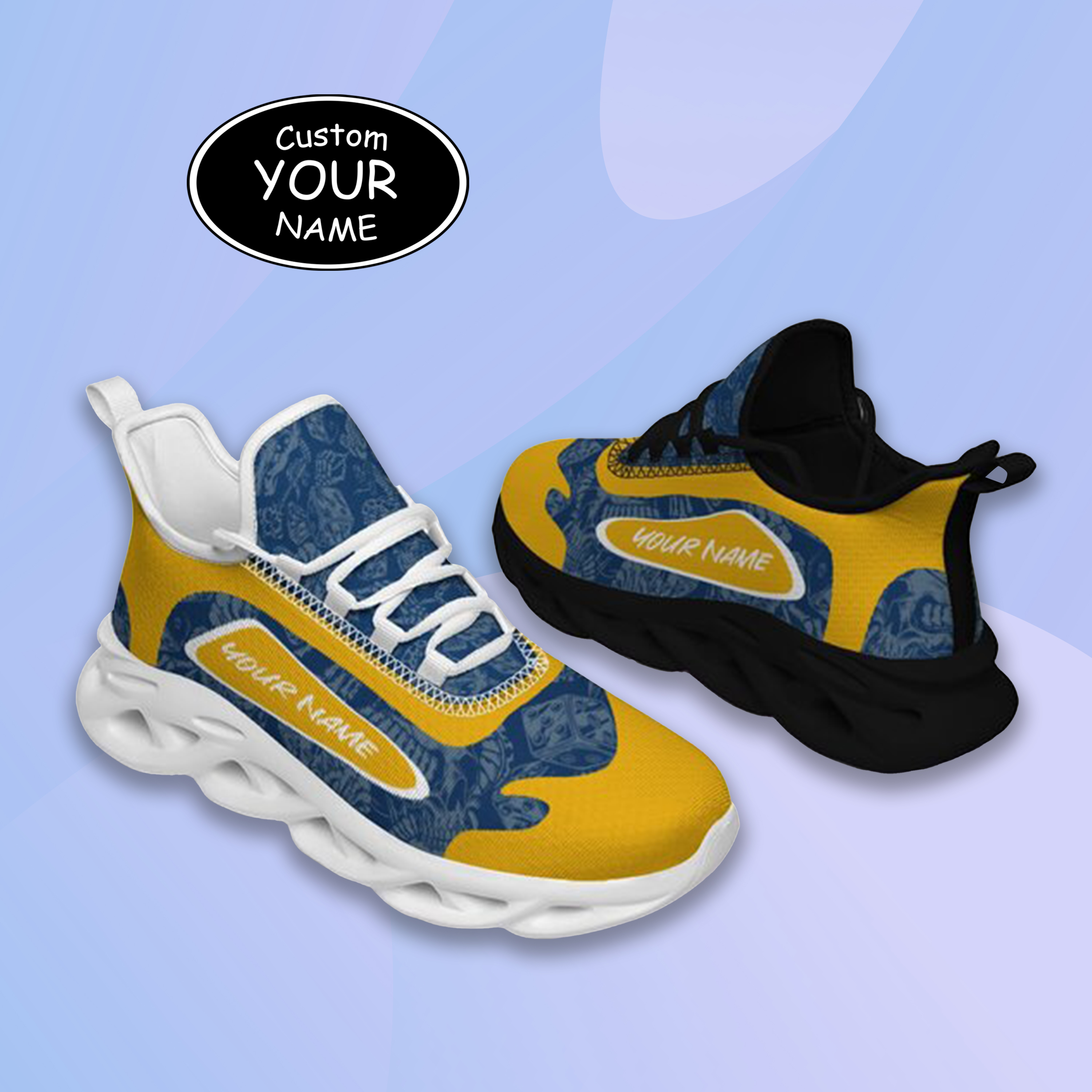 Max Sowl-25-cy-Morgantown-20-3, Personalized West Virginia Mountaineers Custom Max Sowl Shoes, Patriotic Running Sneakers, Custom Comfortable Walking Shoes