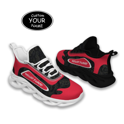 Max Sowl-25-cy-Cincinnati-24-3, Personalized Cincinnati Bearcats Custom Max Sowl Shoes, Patriotic Running Sneakers, Custom Comfortable Walking Shoes