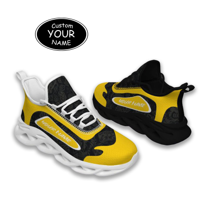 Max Sowl-25-cy-Iowa City-25-3, Personalized Iowa Hawkeyes Custom Max Sowl Shoes, Patriotic Running Sneakers, Custom Comfortable Walking Shoes