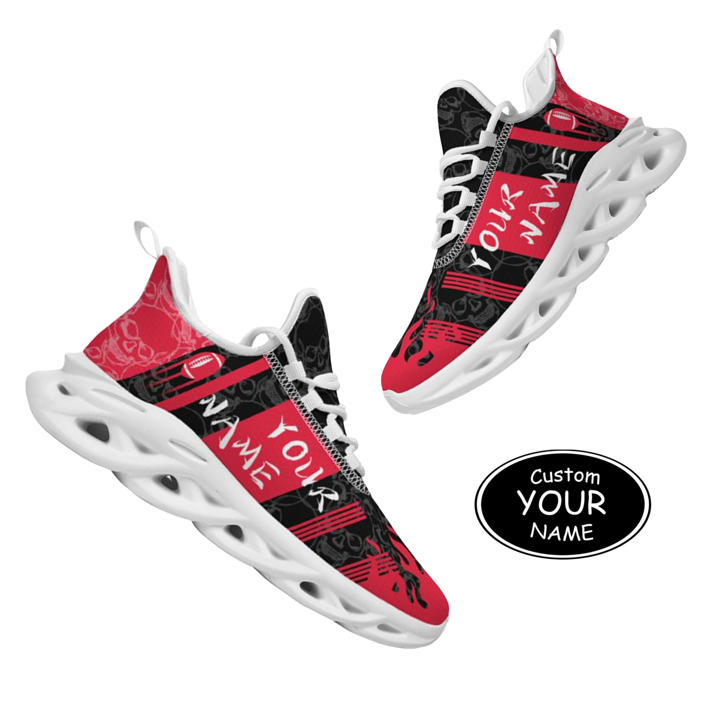 Max Sowl-25-yy-Cincinnati-24-3, Personalized Cincinnati Bearcats Custom Max Sowl Shoes, Patriotic Running Sneakers, Custom Comfortable Walking Shoes
