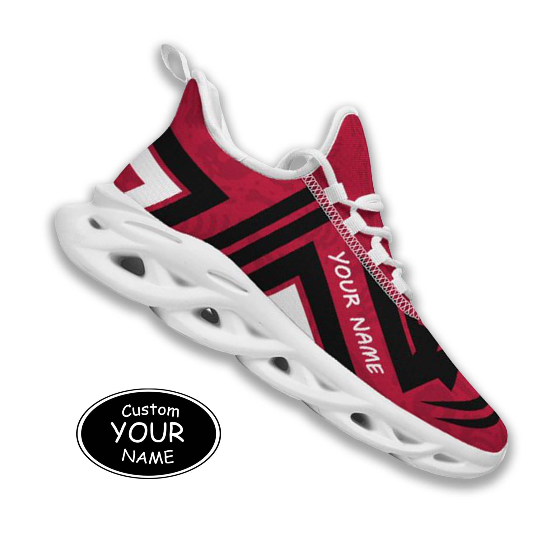 Max Sowl-25-cy-Athens-8-4, Personalized Georgia Bulldogs Custom Max Sowl Shoes, Personalized Sport Footwear, Custom Color-Blocked Running Shoes