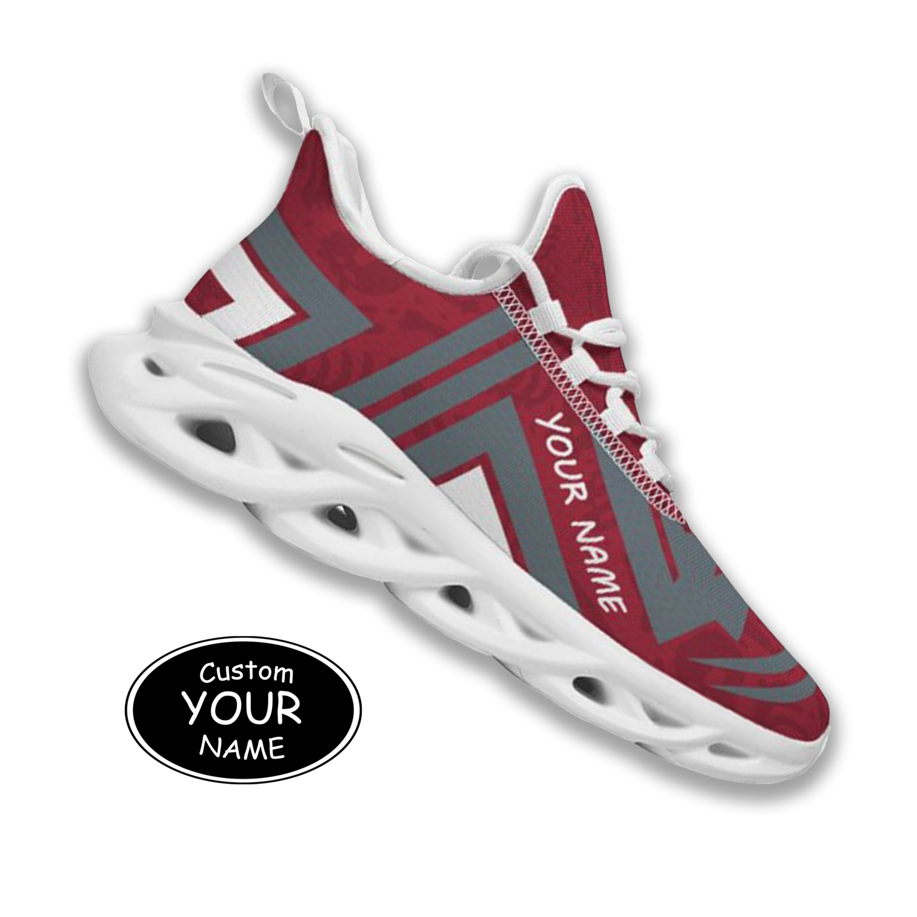 Max Sowl-25-cy-Pullman-10-4, Personalized Washington State Cougars Custom Max Sowl Shoes, Personalized Sport Footwear, Custom Color-Blocked Running Shoes