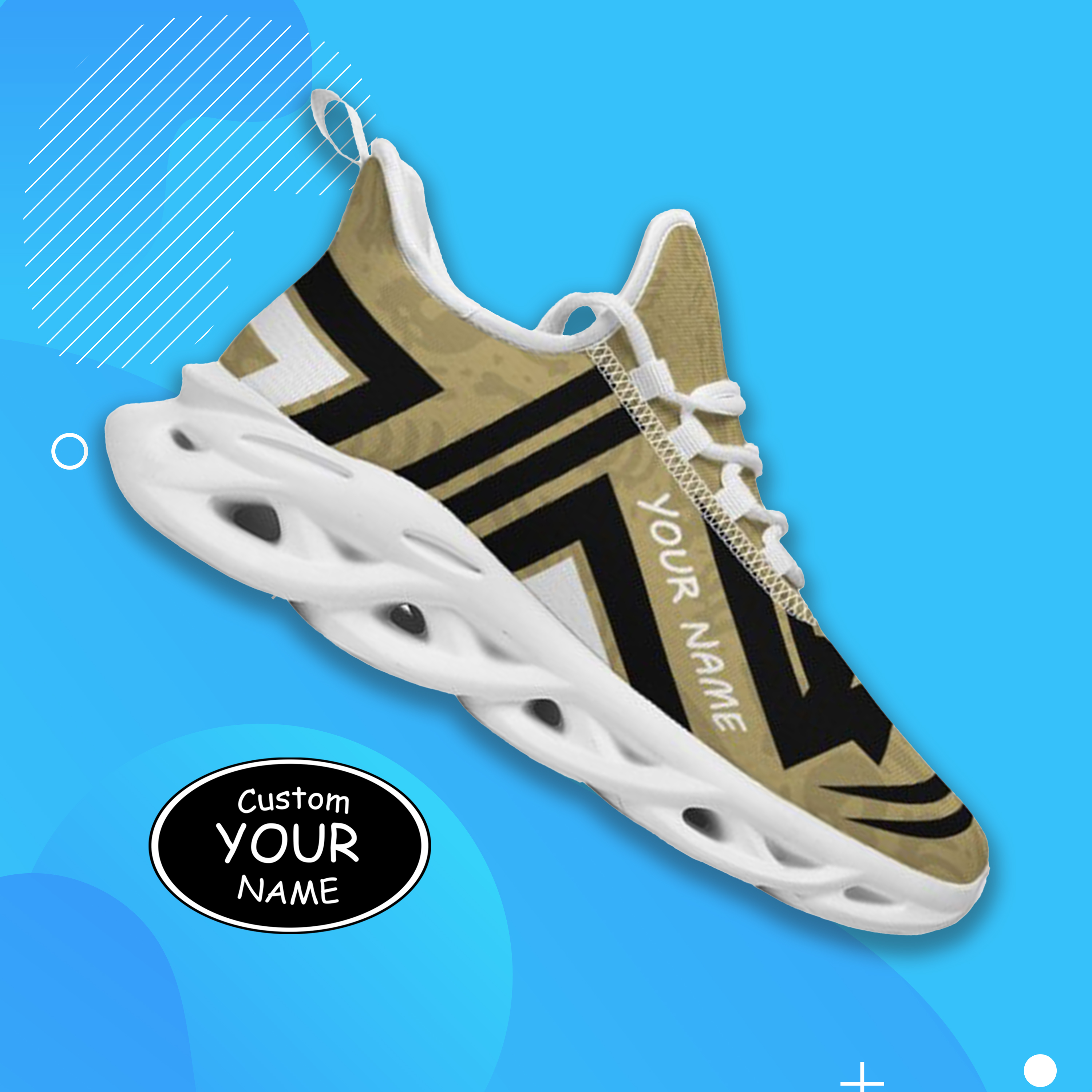 Max Sowl-25-cy-Orlando-11-4, Personalized UCF Knights Custom Max Sowl Shoes, Personalized Sport Footwear, Custom Color-Blocked Running Shoes