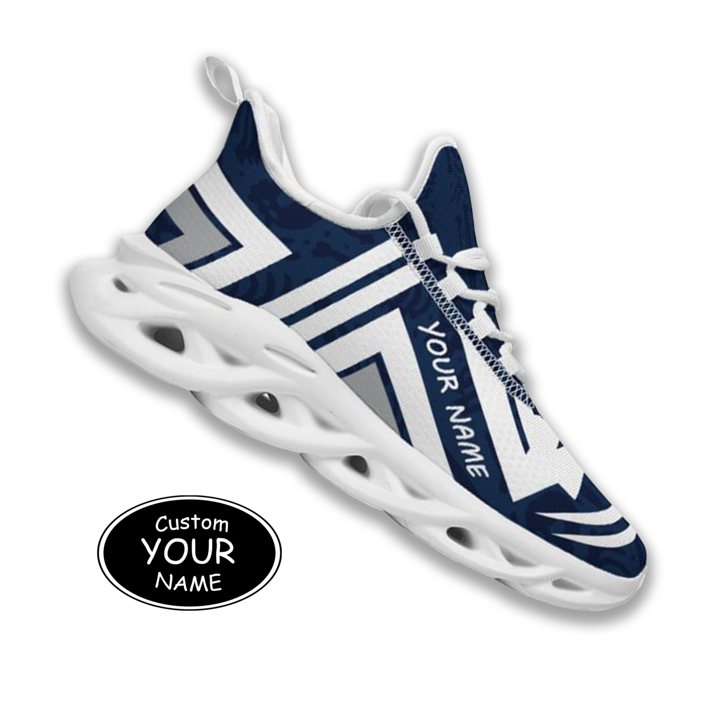 Max Sowl-25-cy-State College-17-4, Personalized Penn State Nittany Lions Custom Max Sowl Shoes, Personalized Sport Footwear, Custom Color-Blocked Running Shoes