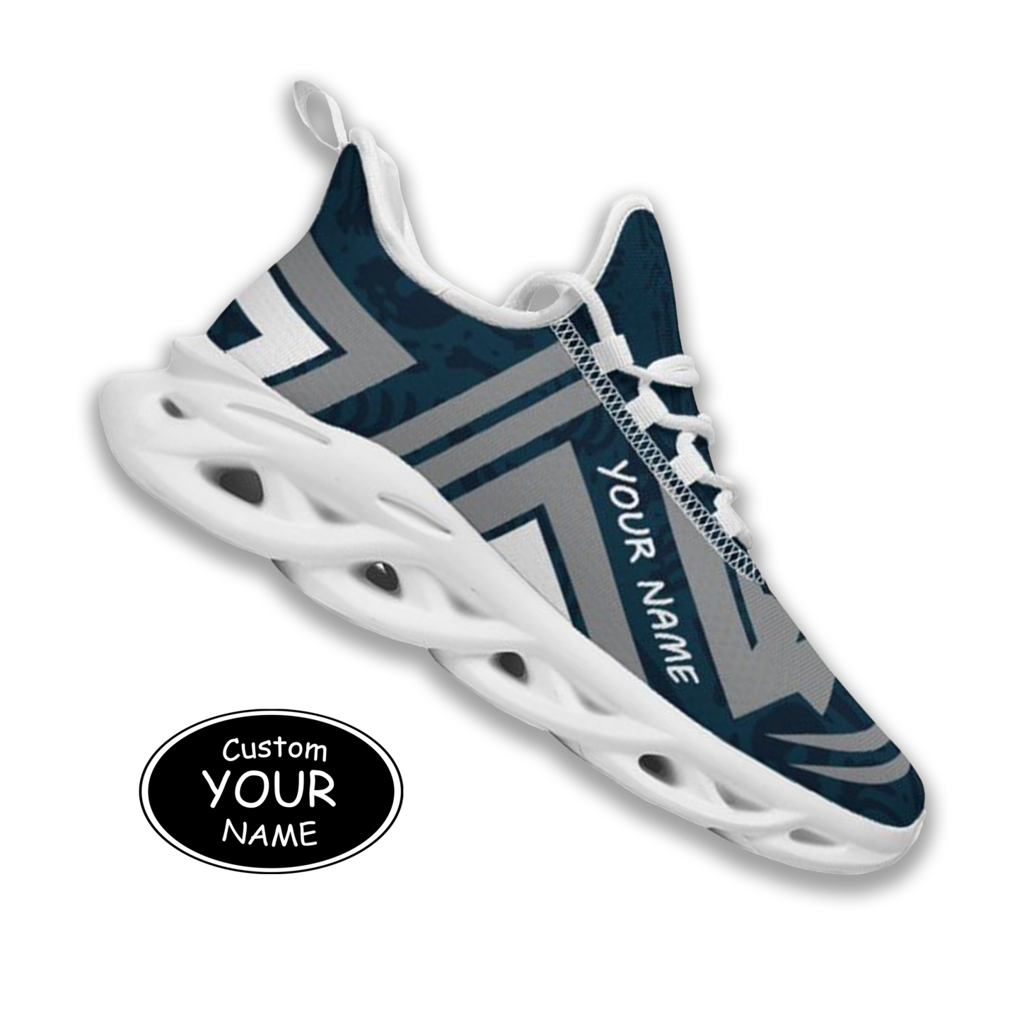 Max Sowl-25-cy-Logan-22-4, Personalized Utah State Aggies Custom Max Sowl Shoes, Personalized Sport Footwear, Custom Color-Blocked Running Shoes