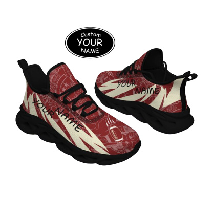 Max Sowl-25-yy-Norman-4-4, Personalized Oklahoma Sooners Custom Max Sowl Shoes, Personalized Sport Footwear, Custom Color-Blocked Running Shoes