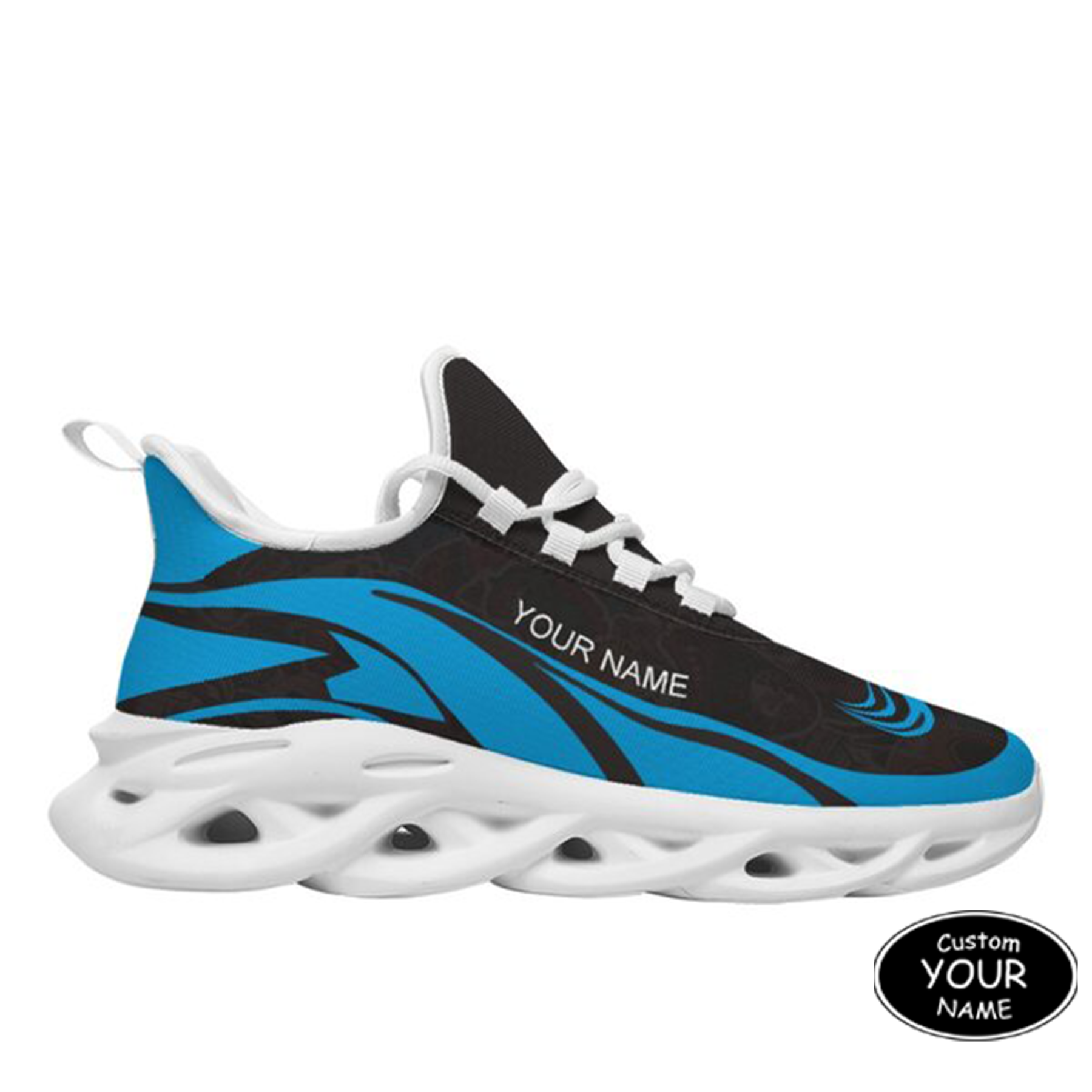 Personalized  Carolina Sneakers, Custom Breathable Walking Shoes, Patriotic Running Shoes,Max Sowl-25-yy-Carolina-5-1
