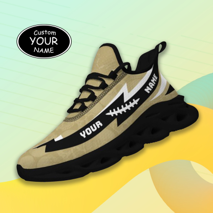 Max Sowl-25-cy-Orlando-11-6, Personalized UCF Knights Custom Max Sowl Shoes, Personalized Skull Sport Footwear, Custom Color-Blocked Running Shoes