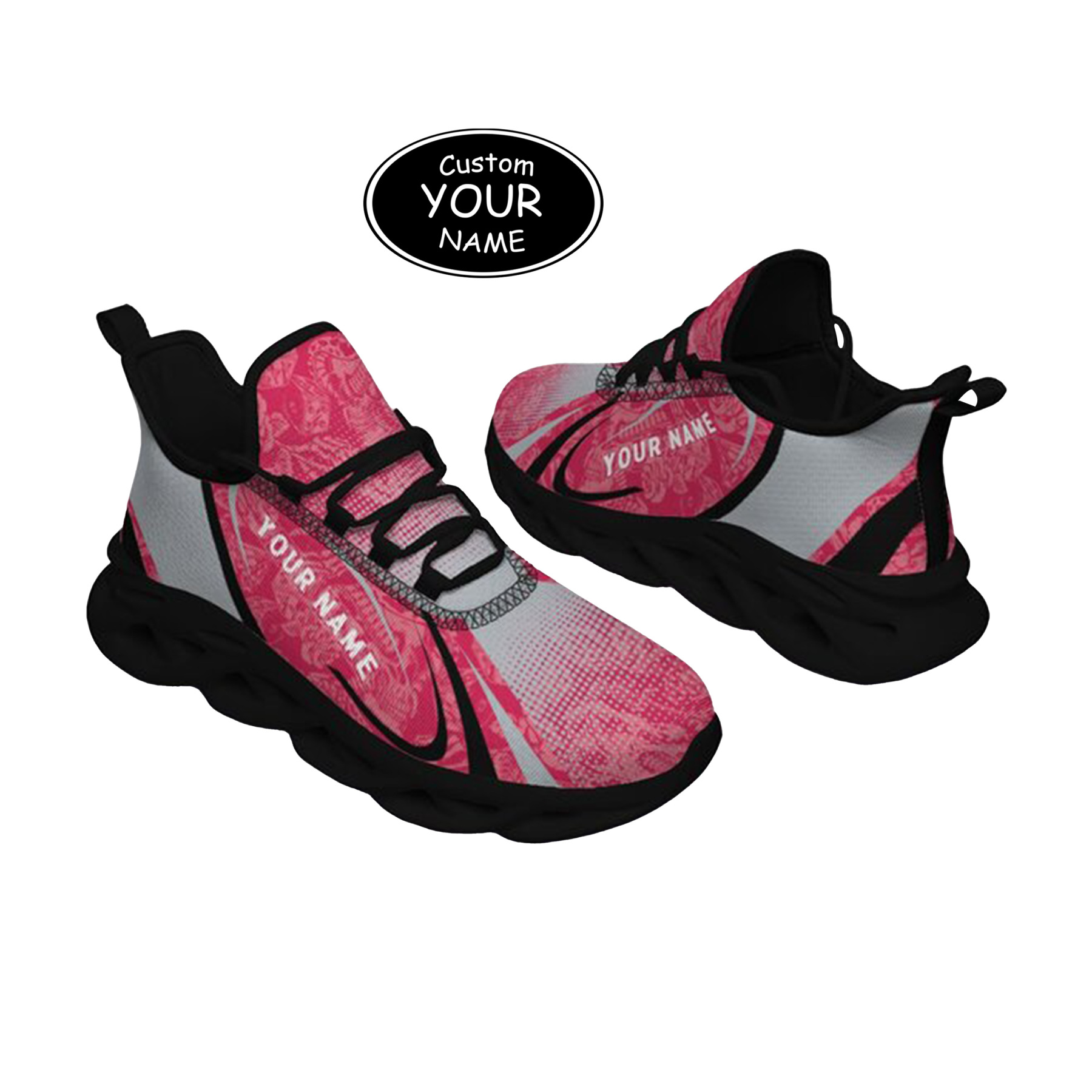 Max Sowl-25-yy-Columbus-3-6, Personalized Ohio State Buckeyes Custom Max Sowl Shoes, Personalized Skull Sport Footwear, Custom Color-Blocked Running Shoes