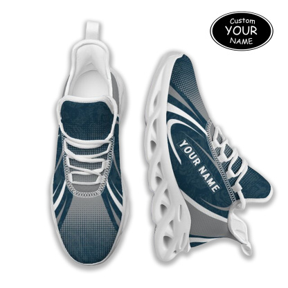 Max Sowl-25-yy-Logan-22-6, Personalized Utah State Aggies Custom Max Sowl Shoes, Personalized Skull Sport Footwear, Custom Color-Blocked Running Shoes