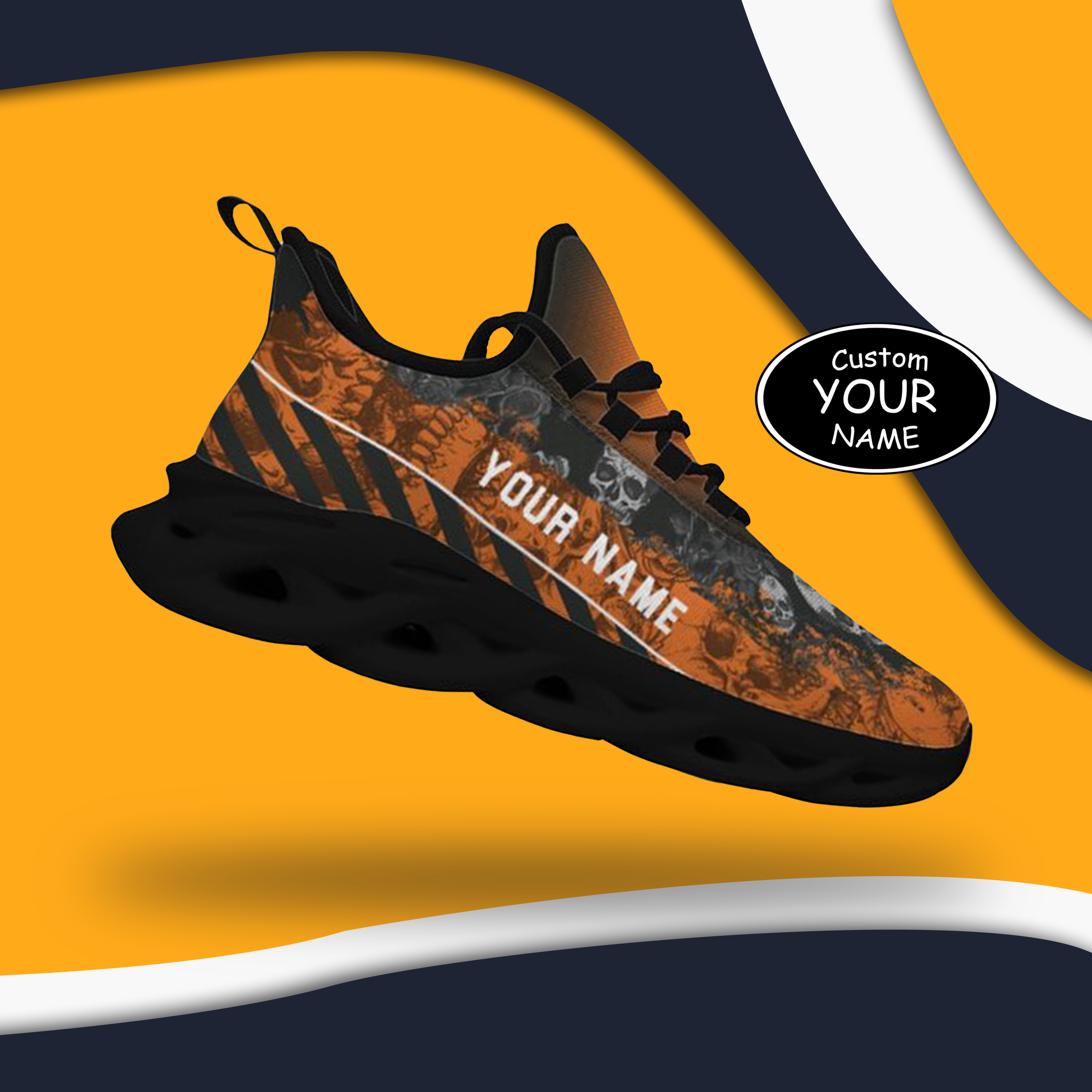 Personalized  Cincinnati Sneakers, Custom Breathable Walking Shoes, Patriotic Running Shoes,Max Sowl-25-cy-Cincinnati-6-2