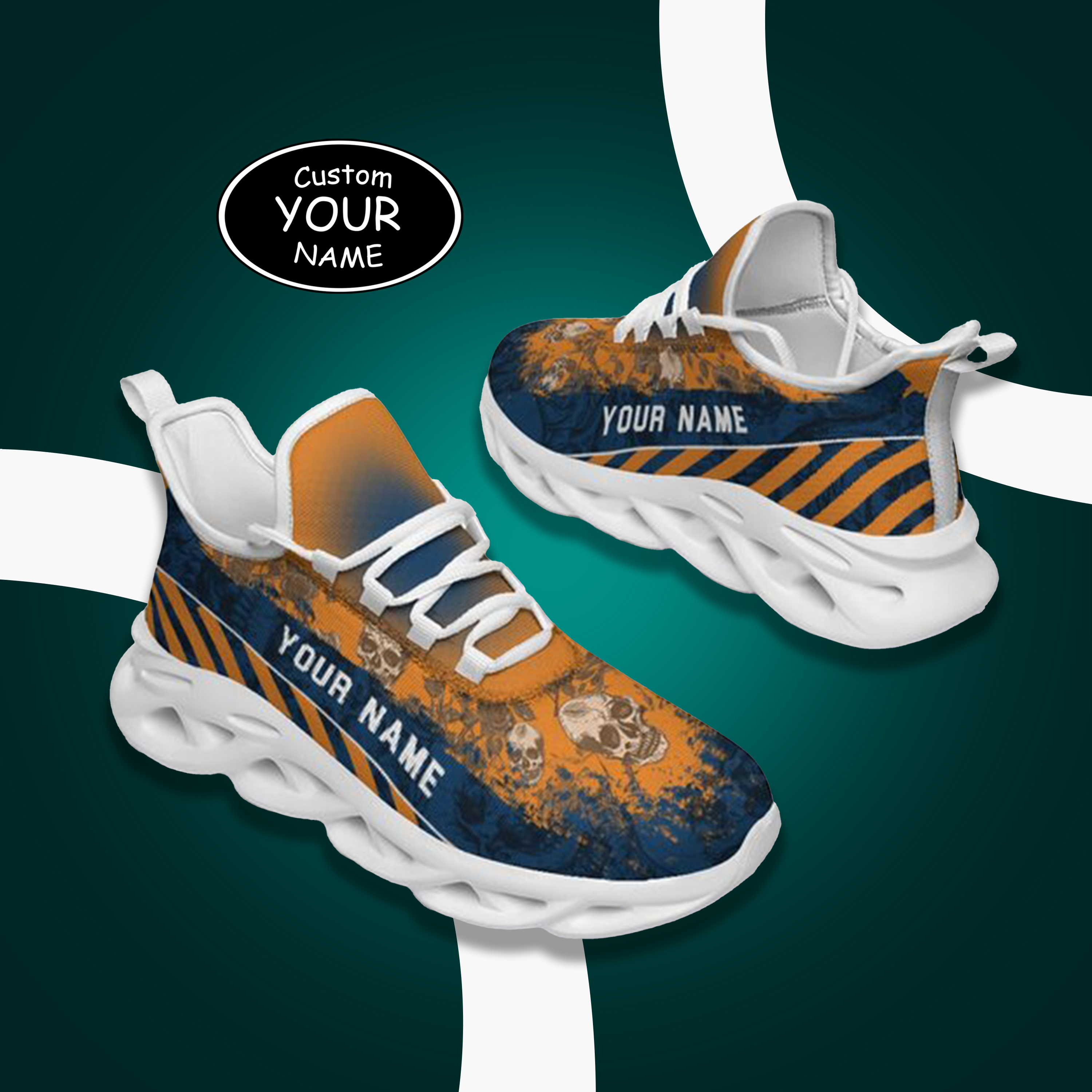 Personalized  Denver Sneakers, Custom Breathable Walking Shoes, Patriotic Running Shoes,Max Sowl-25-cy-Denver-10-2