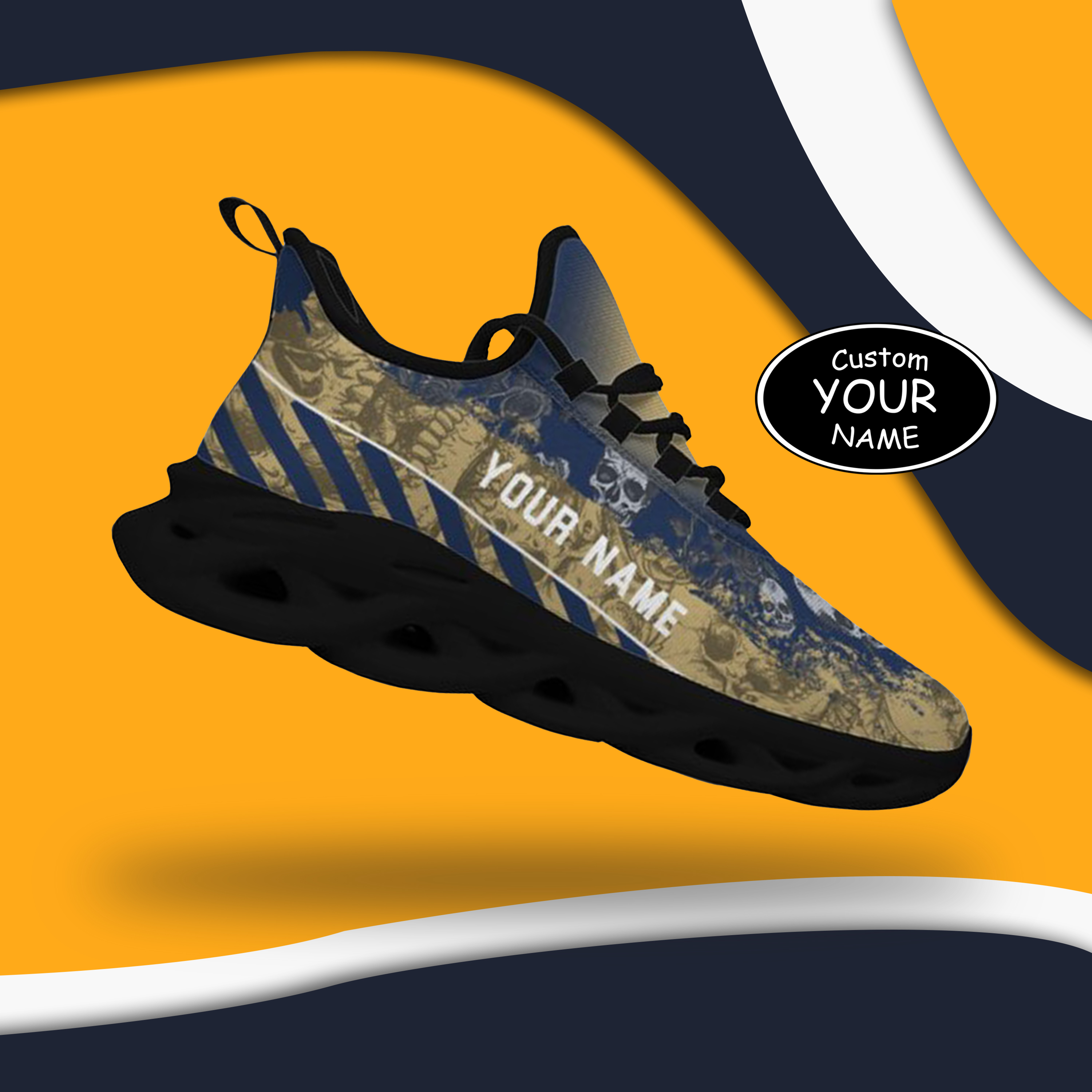 Personalized  Los Angeles Sneakers, Custom Breathable Walking Shoes, Patriotic Running Shoes,Max Sowl-25-yy-Los Angeles-15-2