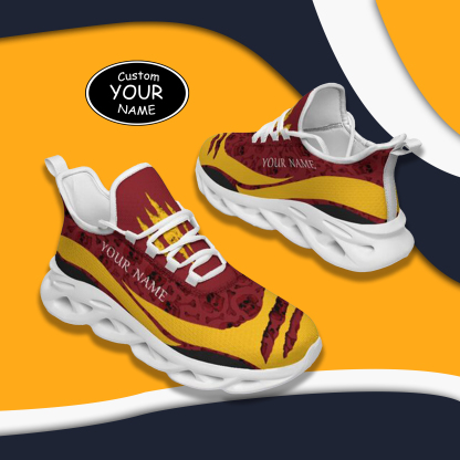 Max Sowl-25-cy-Arizona-1-3，Personalized  Arizona Sneakers, Custom Breathable Walking Shoes, Patriotic Running Shoes