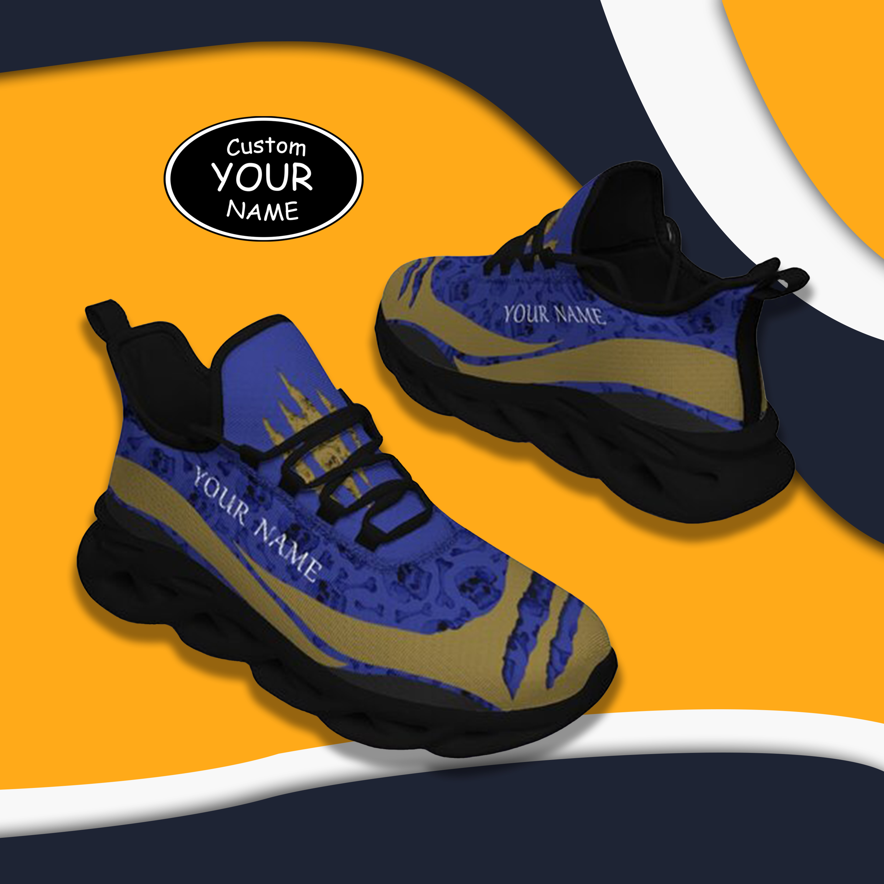  Max Sowl-25-cy-Baltimore-2-3，Personalized Baltimore Sneakers, Custom Breathable Walking Shoes, Patriotic Running Shoes