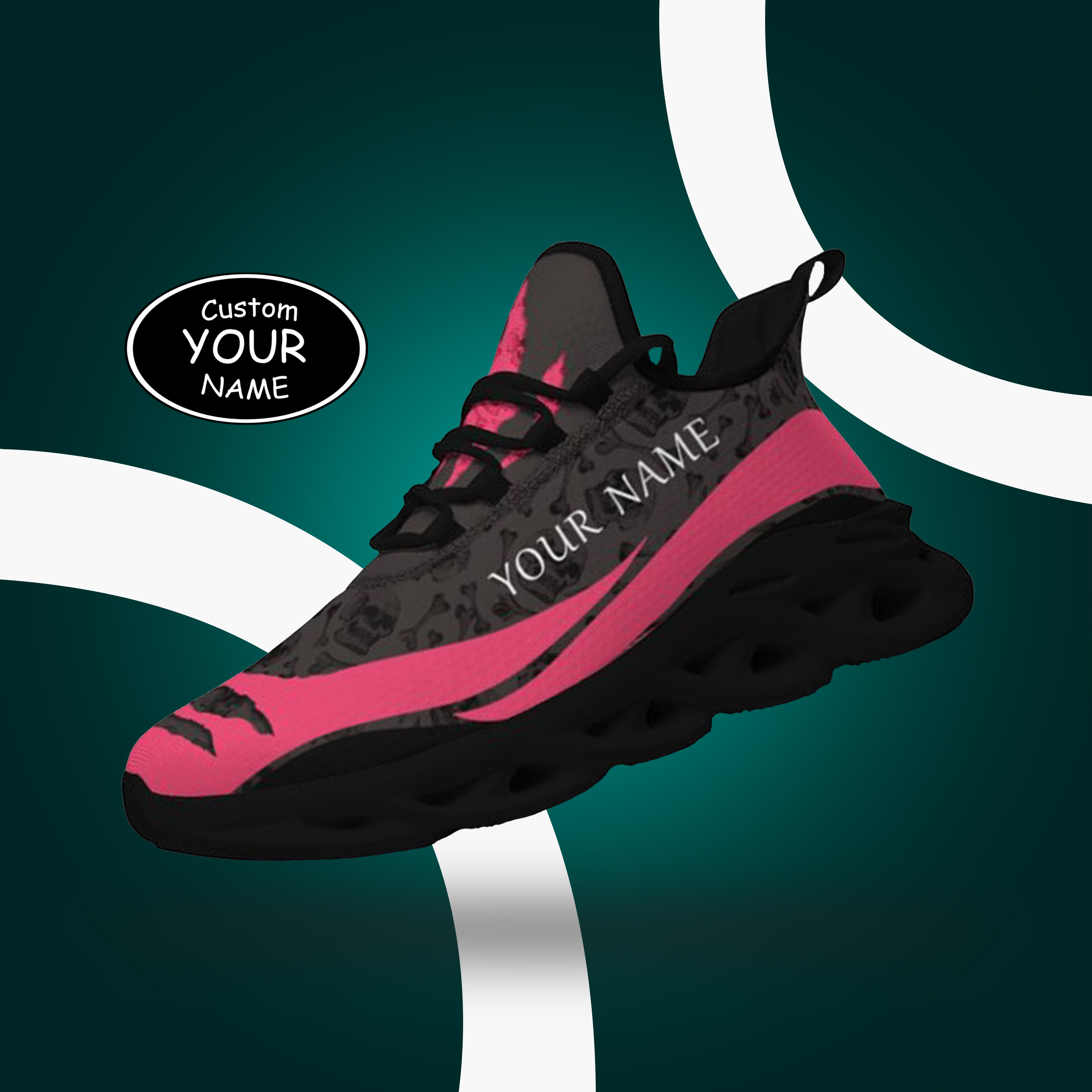 Max Sowl-25-cy-Atlanta-3-3，Personalized  Atlanta Sneakers, Custom Breathable Walking Shoes, Patriotic Running Shoes