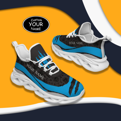 Max Sowl-25-cy-Carolina-5-3，Personalized  Carolina Sneakers, Custom Breathable Walking Shoes, Patriotic Running Shoes