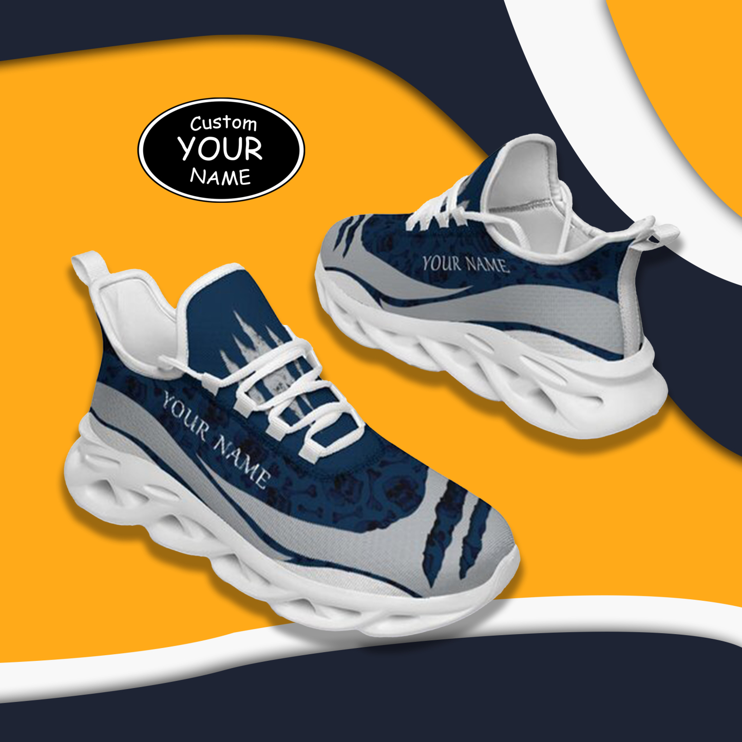 Max Sowl-25-cy-Dallas-9-3，Personalized  Dallas Sneakers, Custom Breathable Walking Shoes, Patriotic Running Shoes