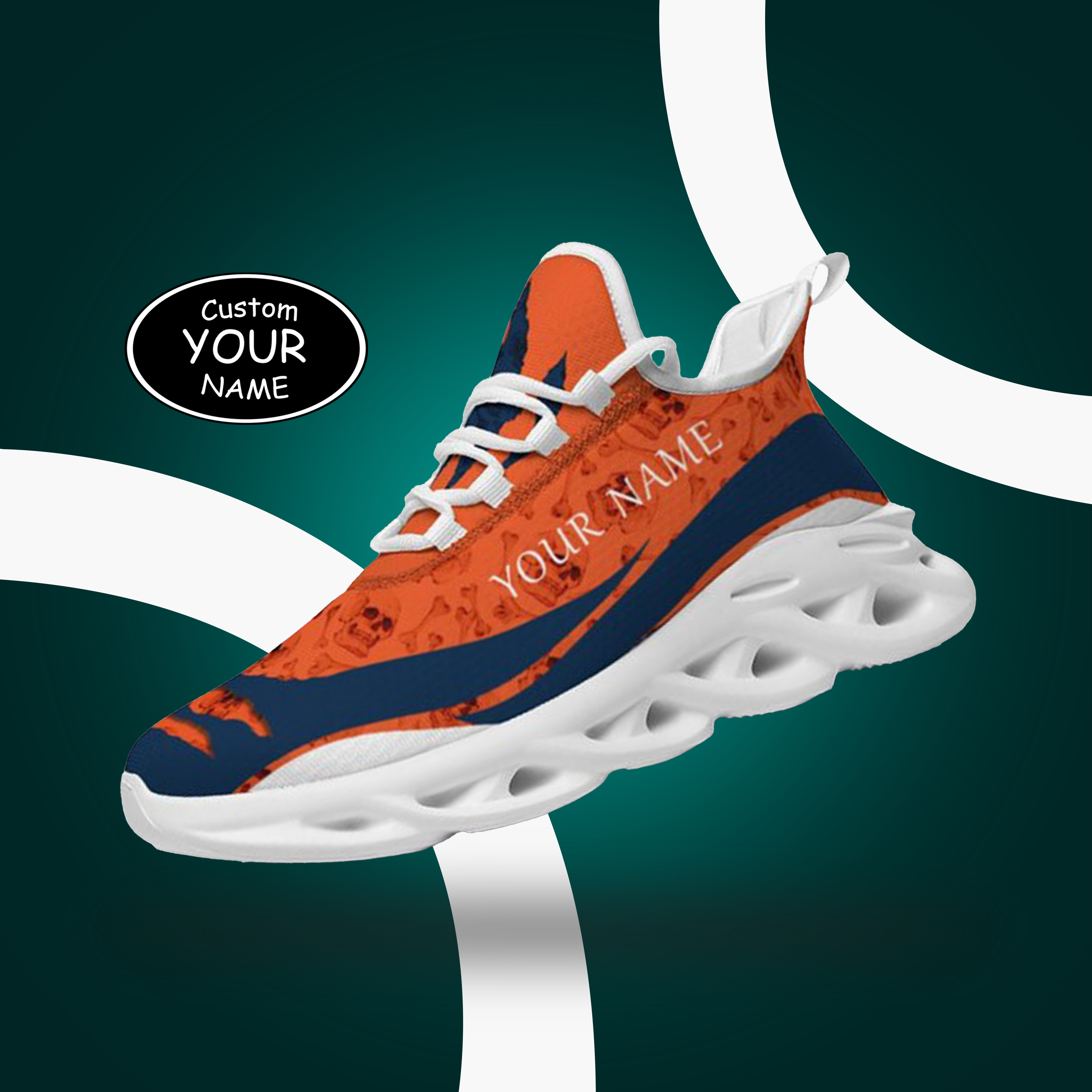 Max Sowl-25-cy-Denver-10-3，Personalized  Denver Sneakers, Custom Breathable Walking Shoes, Patriotic Running Shoes
