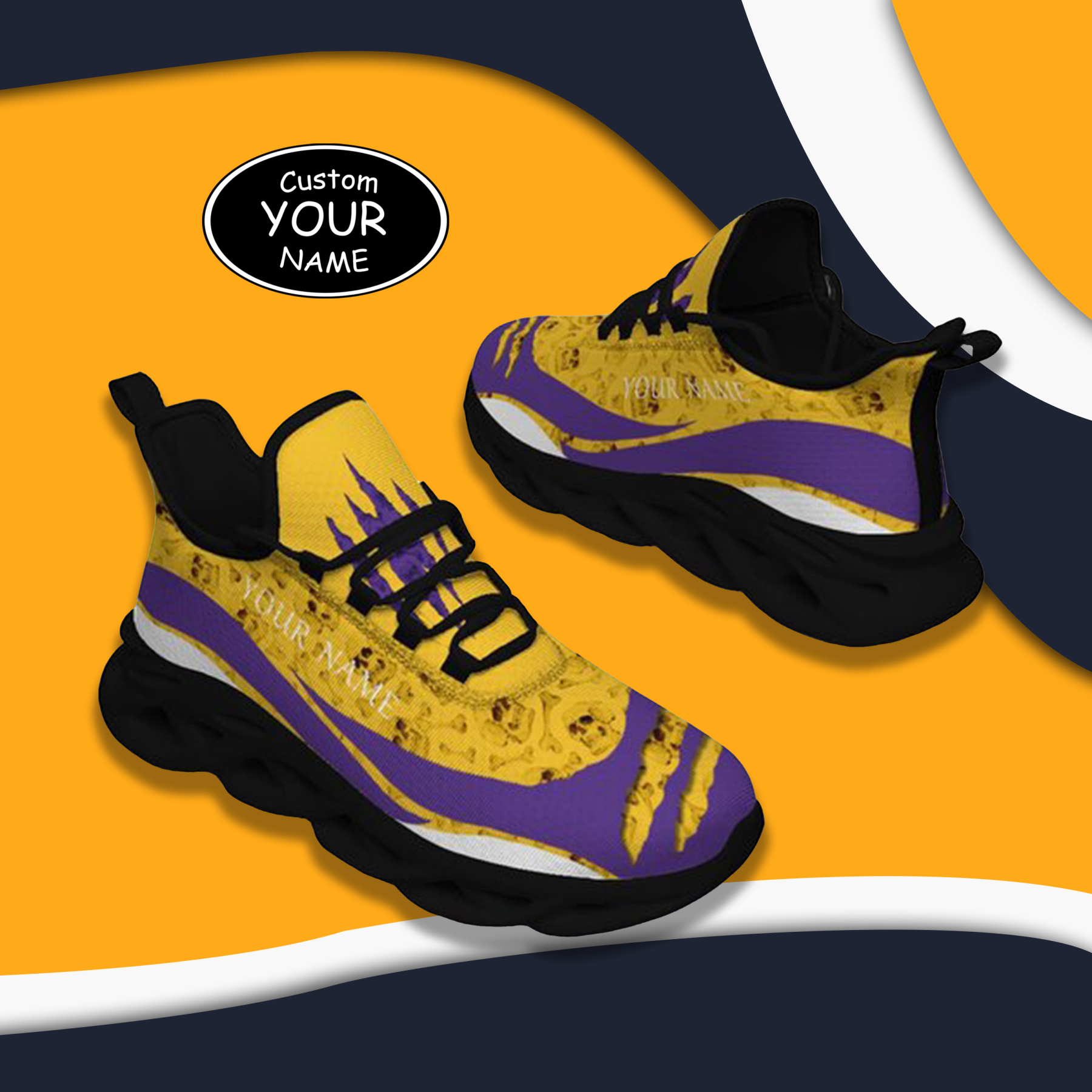 Max Sowl-25-cy-Minnesota-17-3,Personalized  Minnesota Sneakers, Custom Breathable Walking Shoes, Patriotic Running Shoes