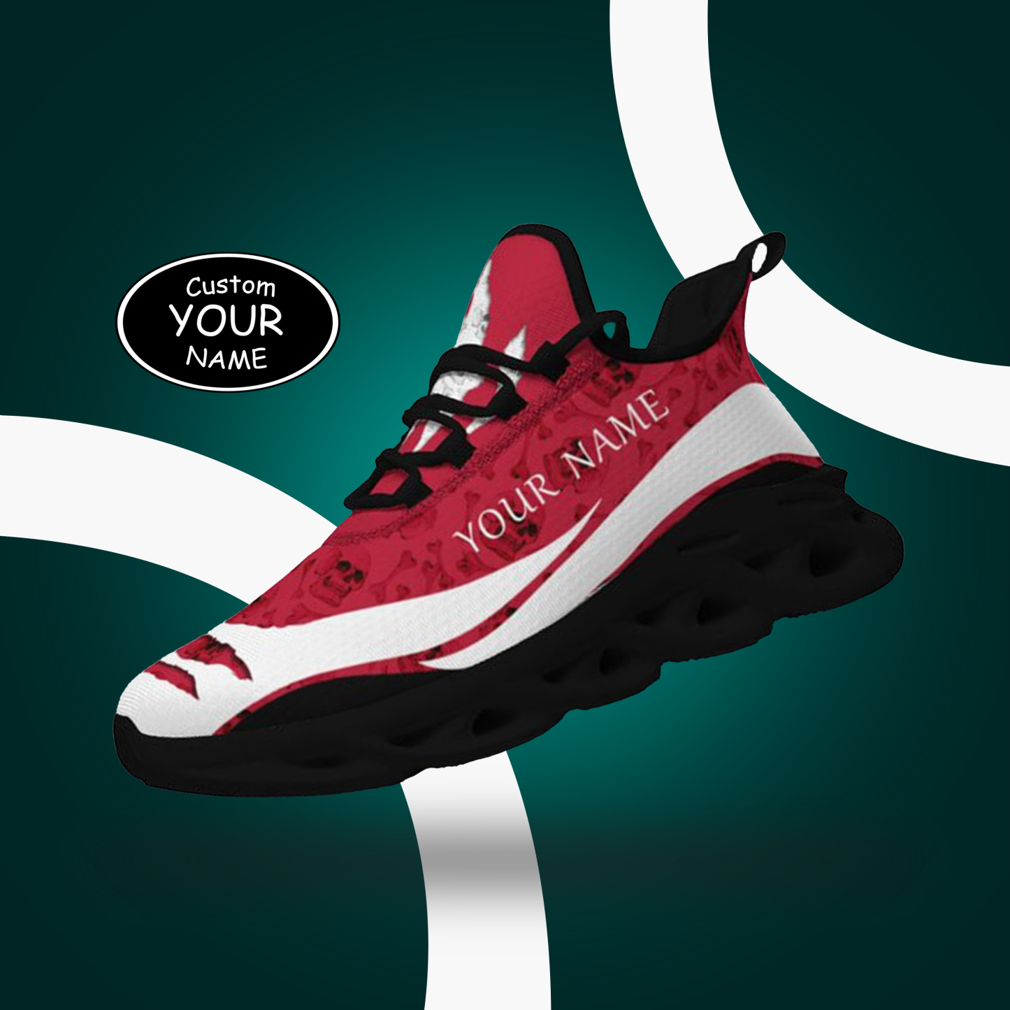 Max Sowl-25-cy-Kansas City-18-3,Personalized  Minnesota Sneakers, Custom Breathable Walking Shoes, Patriotic Running Shoes