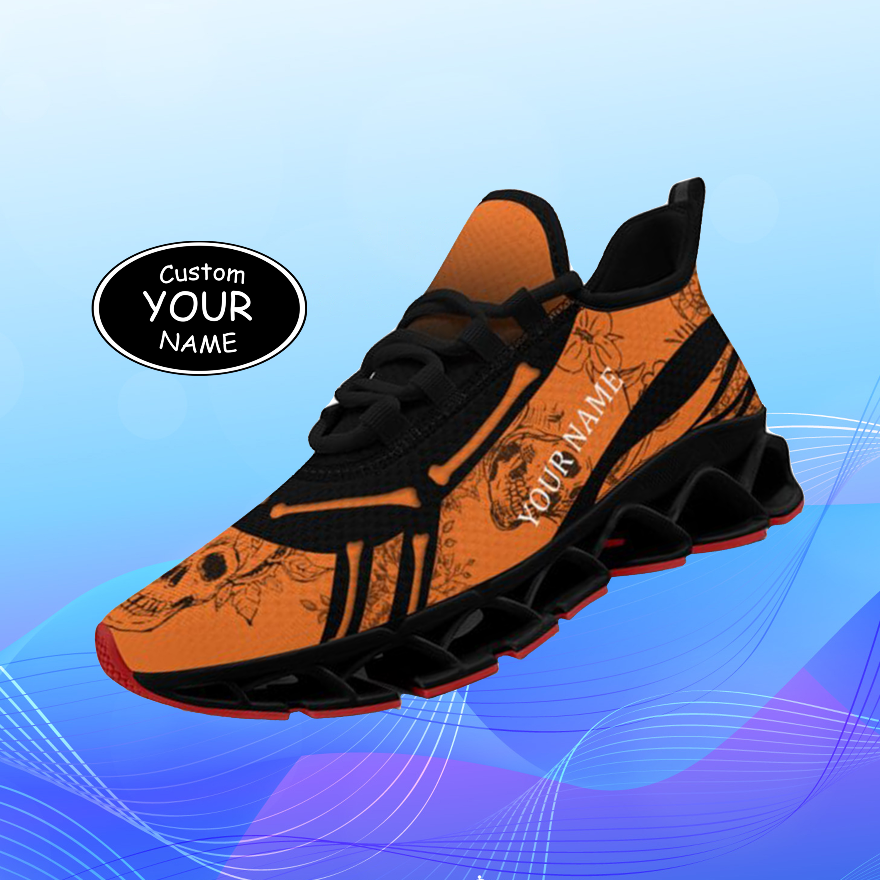 FN003-25-cy-Cincinnati-6-1，Personalized  Cincinnati Sneakers, Custom Breathable Walking Shoes, Patriotic Running Shoes