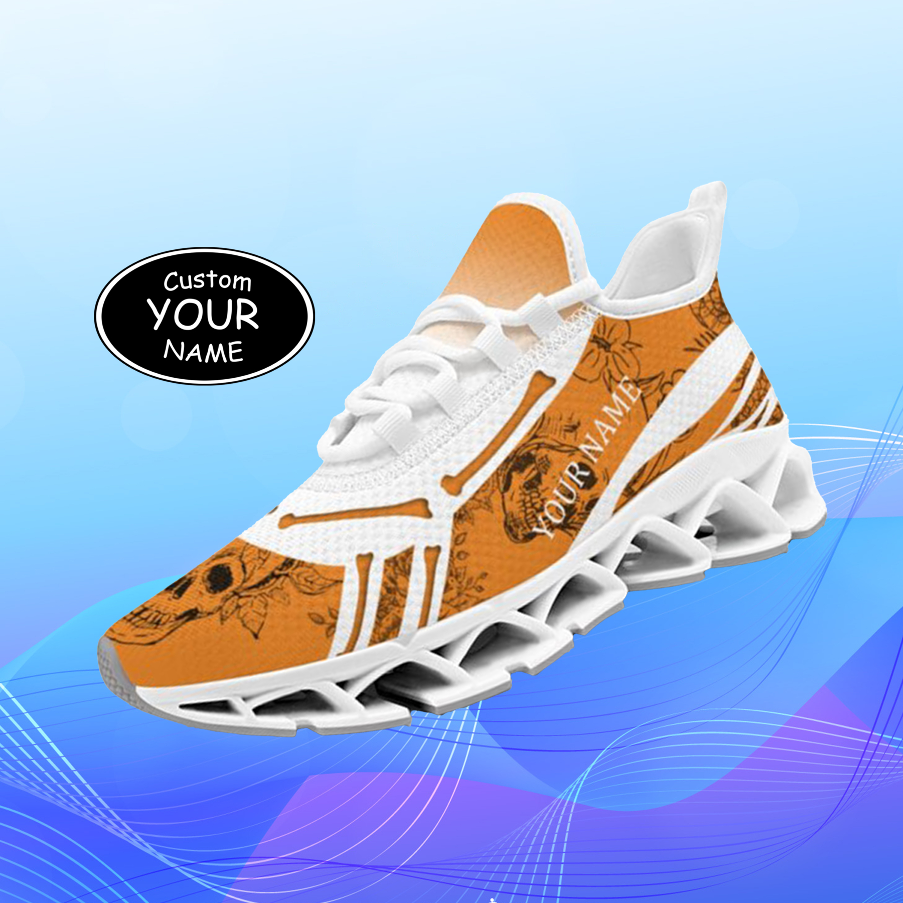 FN003-25-cy-Denver-10-1，Personalized  Denver Sneakers, Custom Breathable Walking Shoes, Patriotic Running Shoes