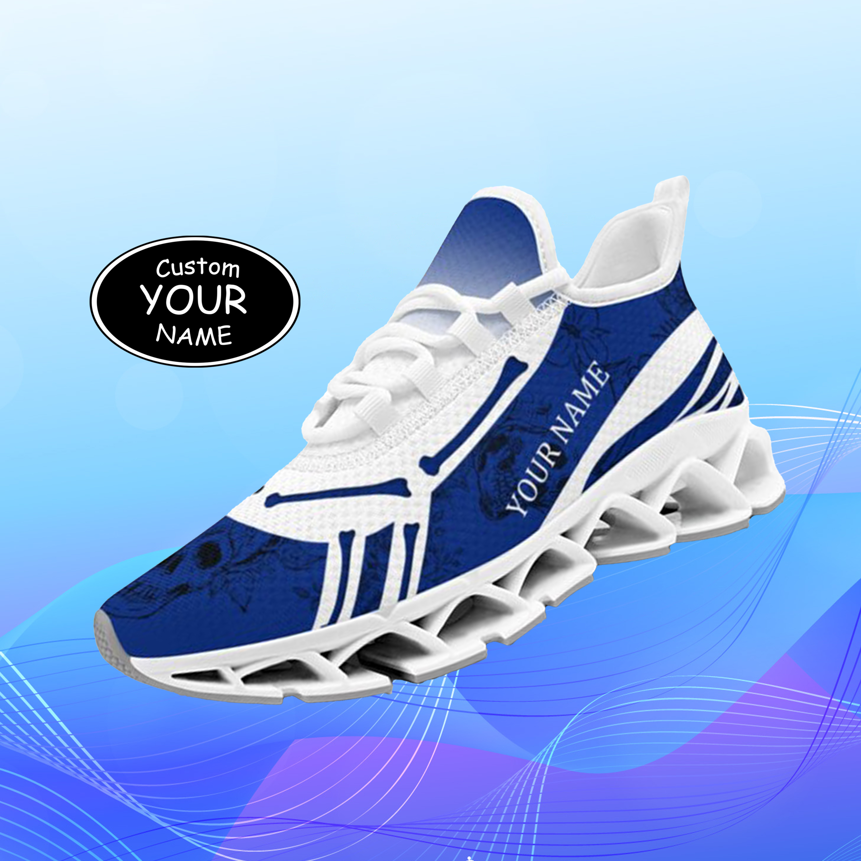 FN003-25-cy-Indianapolis-14-1，Personalized Indianapolis Sneakers, Custom Breathable Walking Shoes, Patriotic Running Shoes