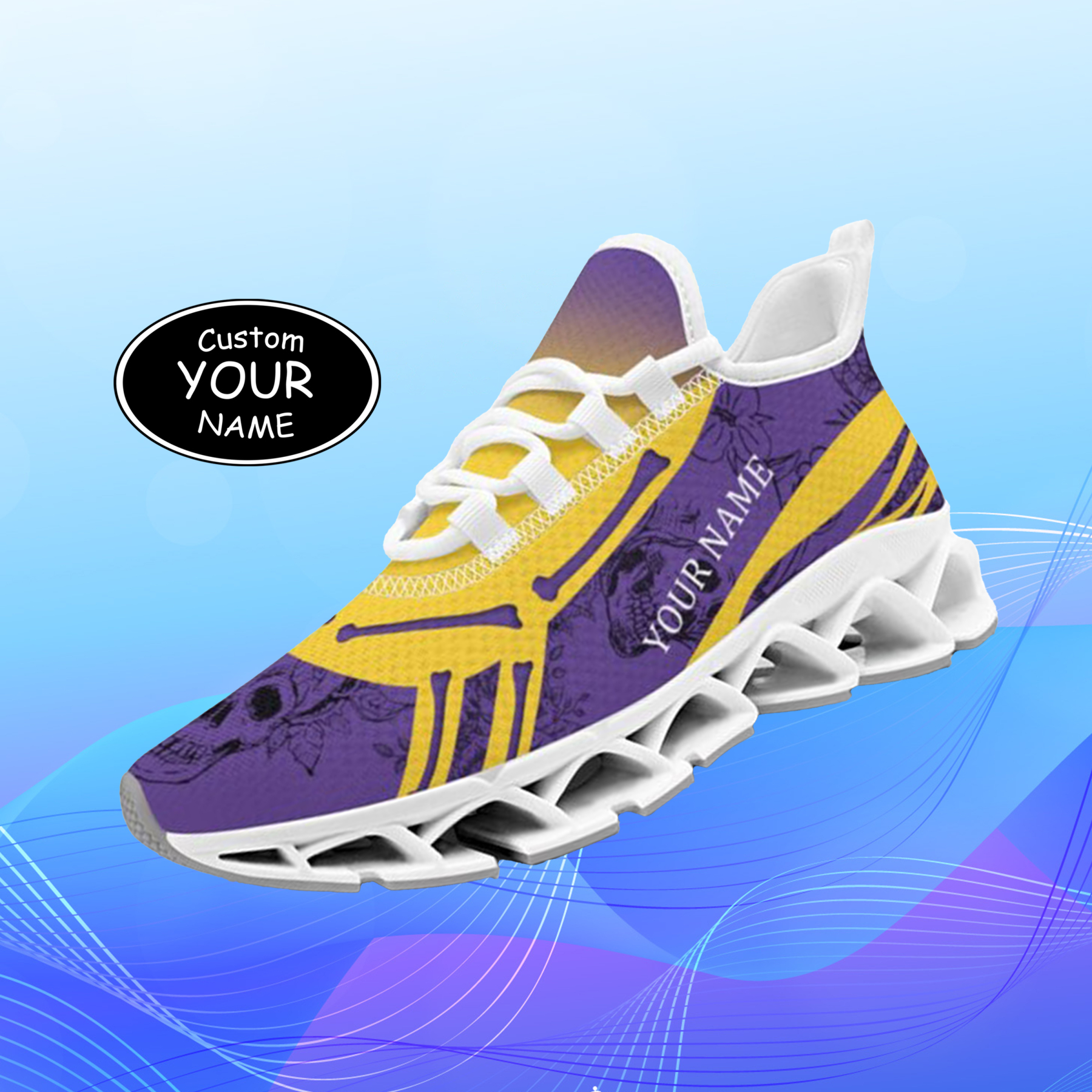 FN003-25-cy-Minnesota-17-1,Personalized  Minnesota Sneakers, Custom Breathable Walking Shoes, Patriotic Running Shoes