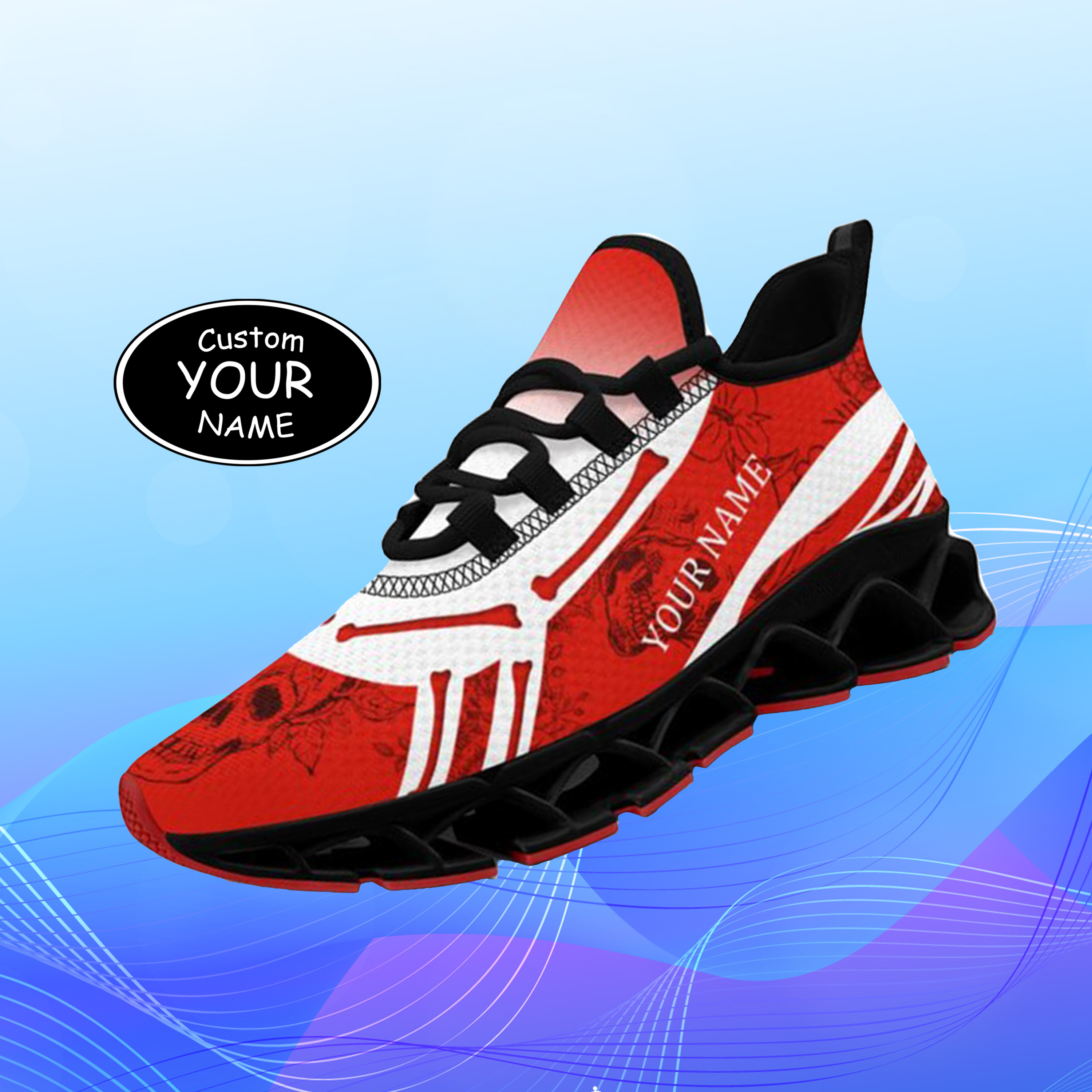 FN003-25-cy-Kansas City-18-1,Personalized  Minnesota Sneakers, Custom Breathable Walking Shoes, Patriotic Running Shoes