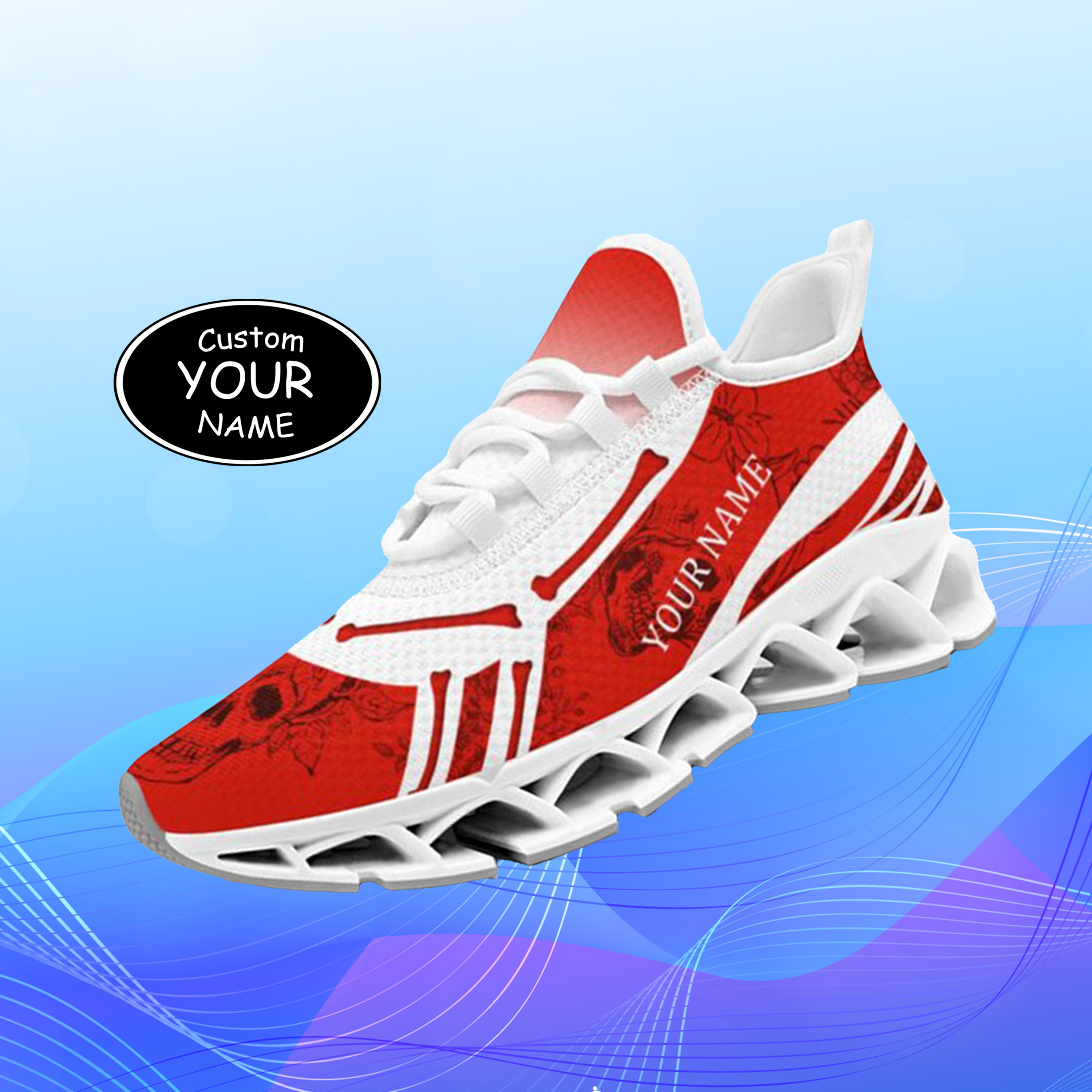 FN003-25-cy-Kansas City-18-1,Personalized  Minnesota Sneakers, Custom Breathable Walking Shoes, Patriotic Running Shoes