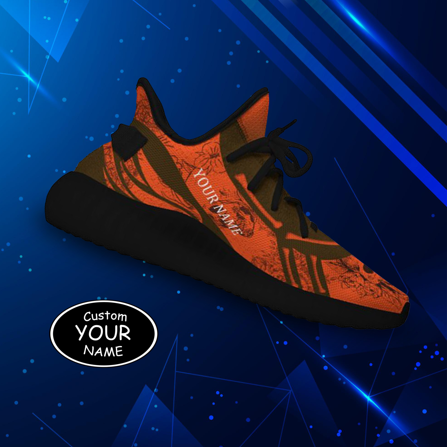 Personalized New York Sneakers, Custom Breathable Walking Shoes, Patri