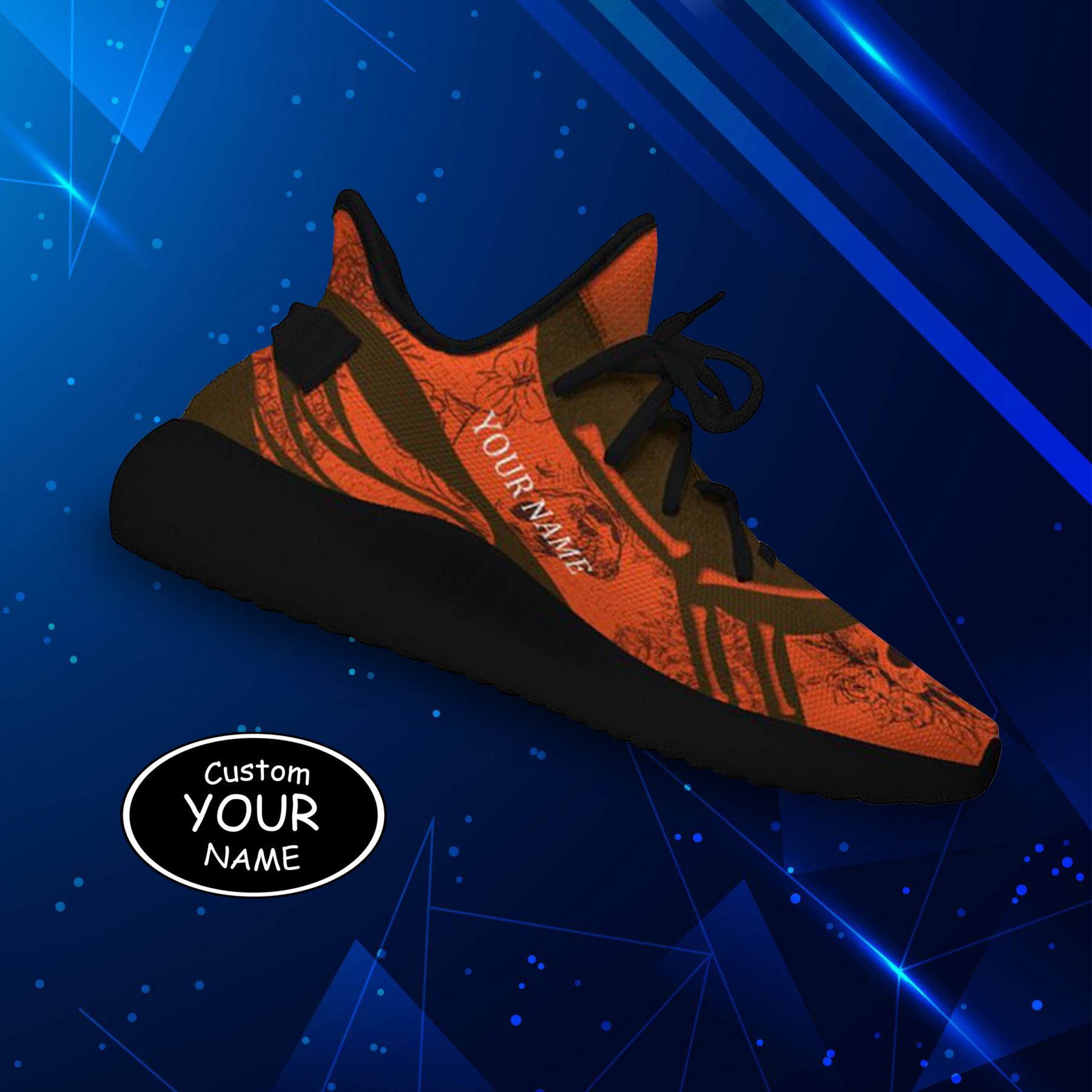 Personalized New York Sneakers, Custom Breathable Walking Shoes, Patri