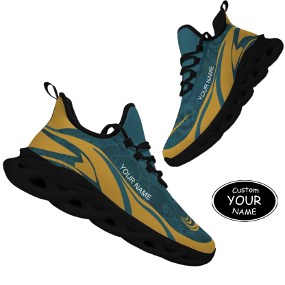 Personalized  Jacksonville Sneakers, Custom Breathable Walking Shoes, Patriotic Running Shoes,Max Sowl-25-yy-Jacksonville-16-1