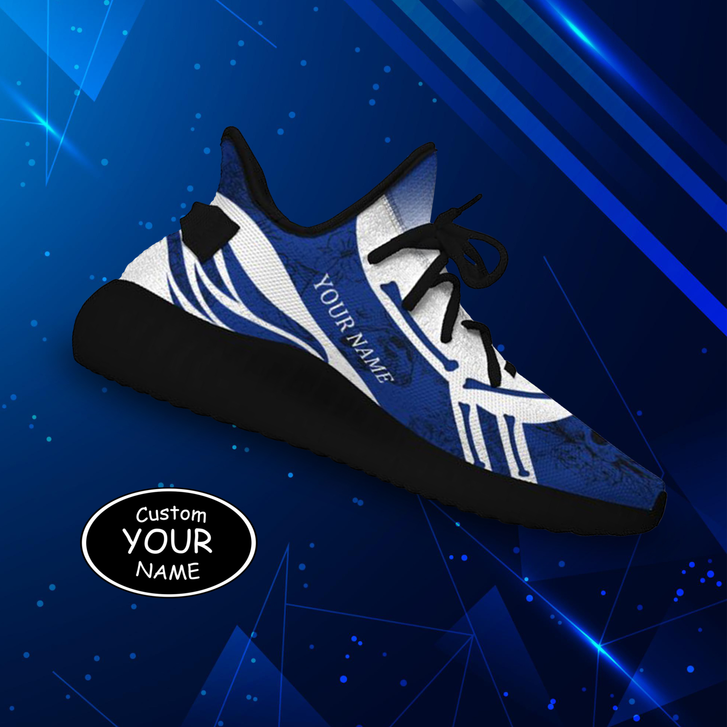 Personalized New York Sneakers, Custom Breathable Walking Shoes, Patri