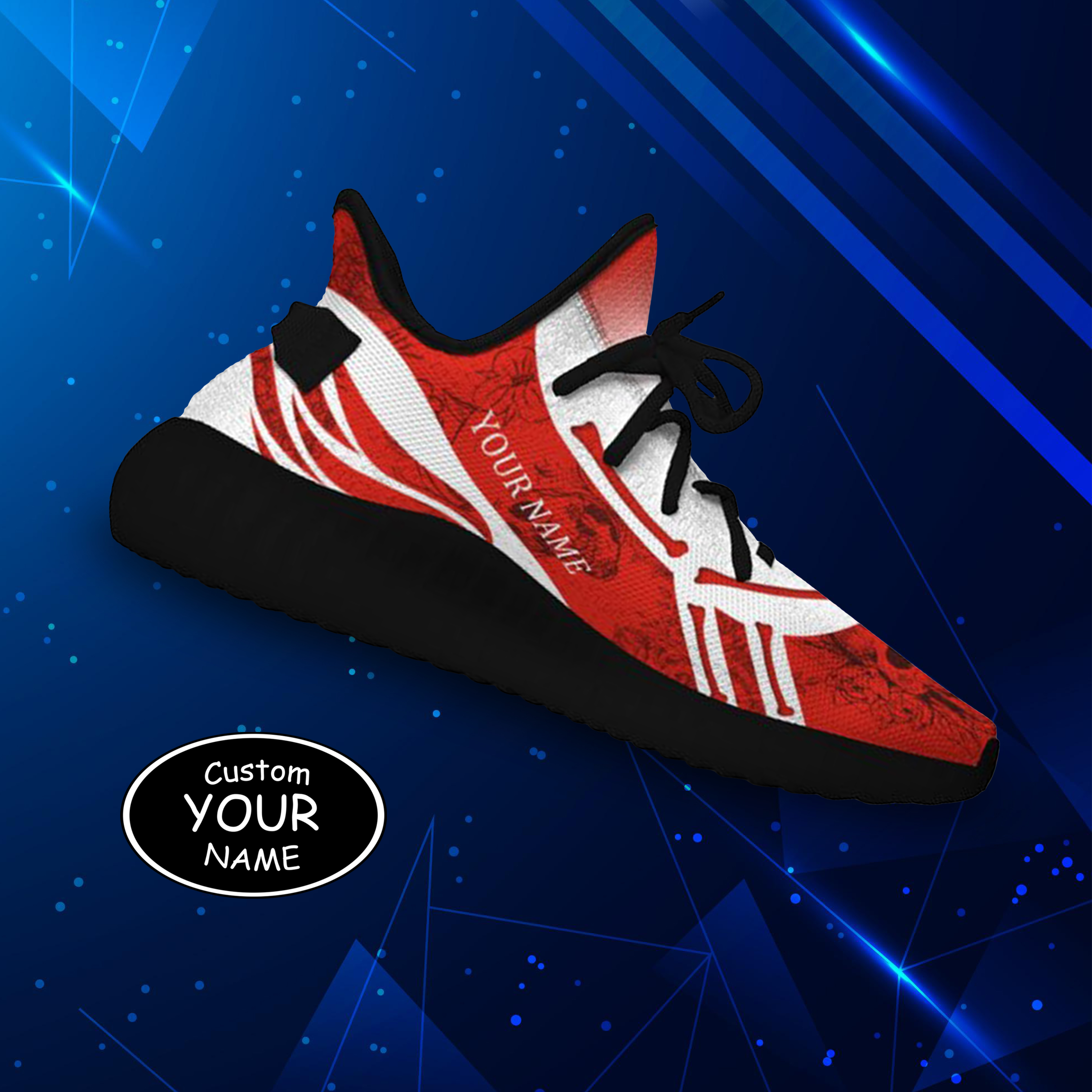 SH051-25-cy-Kansas City-18-1,Personalized  Minnesota Sneakers, Custom Breathable Walking Shoes, Patriotic Running Shoes