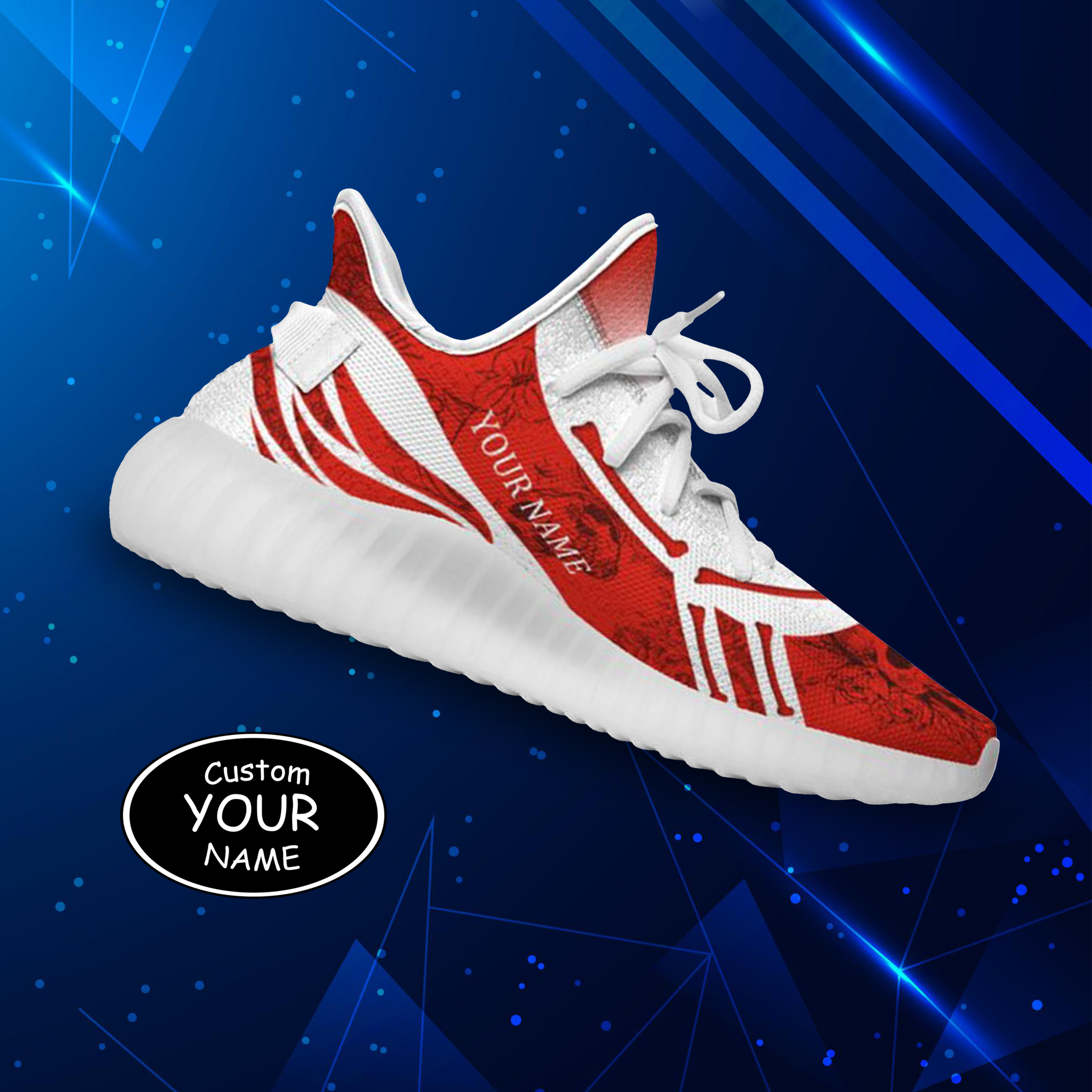 SH051-25-cy-Kansas City-18-1,Personalized  Minnesota Sneakers, Custom Breathable Walking Shoes, Patriotic Running Shoes