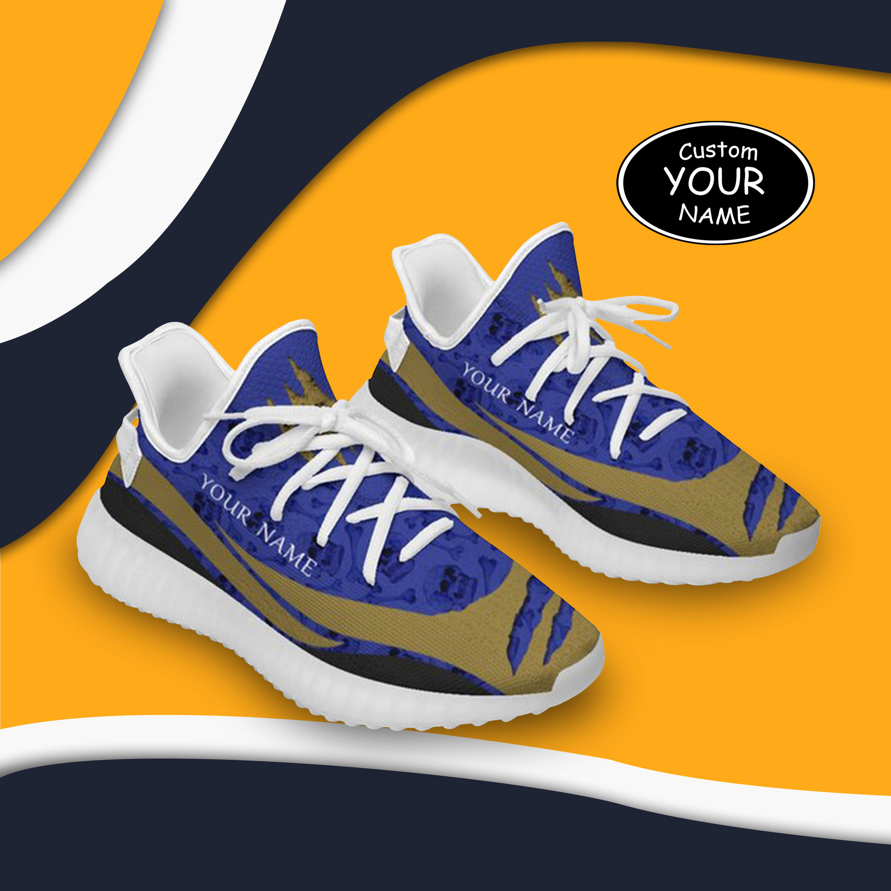 SH051-cy-Baltimore-2-3，Personalized Baltimore Sneakers, Custom Breathable Walking Shoes, Patriotic Running Shoes