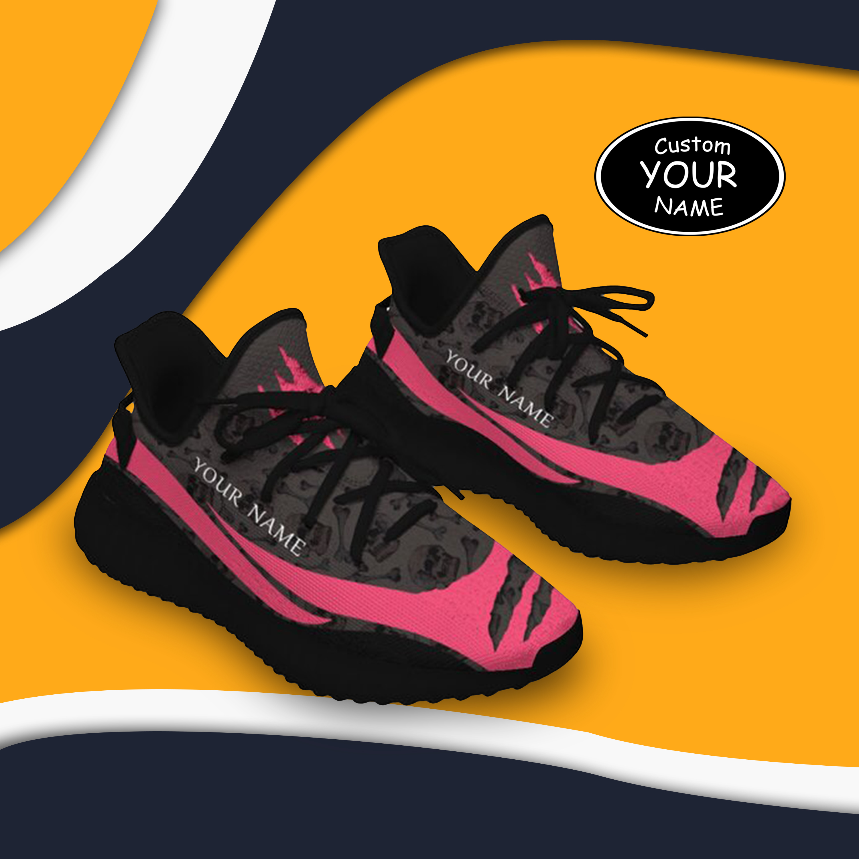 SH051-25-cy-Atlanta-3-3，Personalized  Atlanta Sneakers, Custom Breathable Walking Shoes, Patriotic Running Shoes