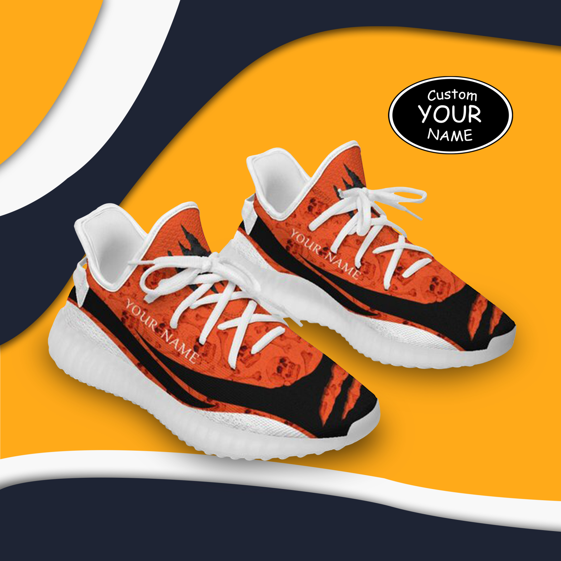 SH051-25-cy-Cincinnati-6-3，Personalized  Cincinnati Sneakers, Custom Breathable Walking Shoes, Patriotic Running Shoes