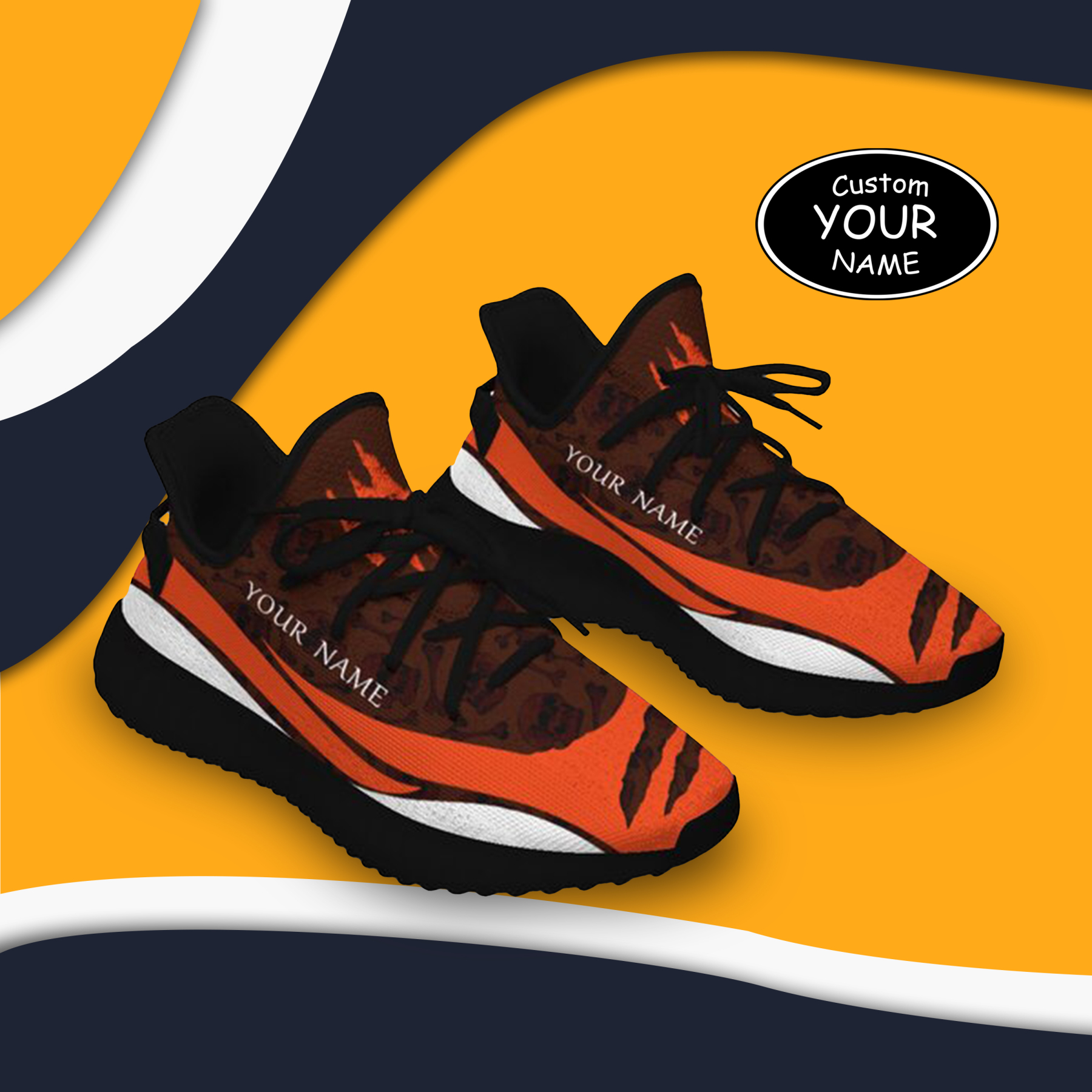 Personalized New York Sneakers, Custom Breathable Walking Shoes, Patri