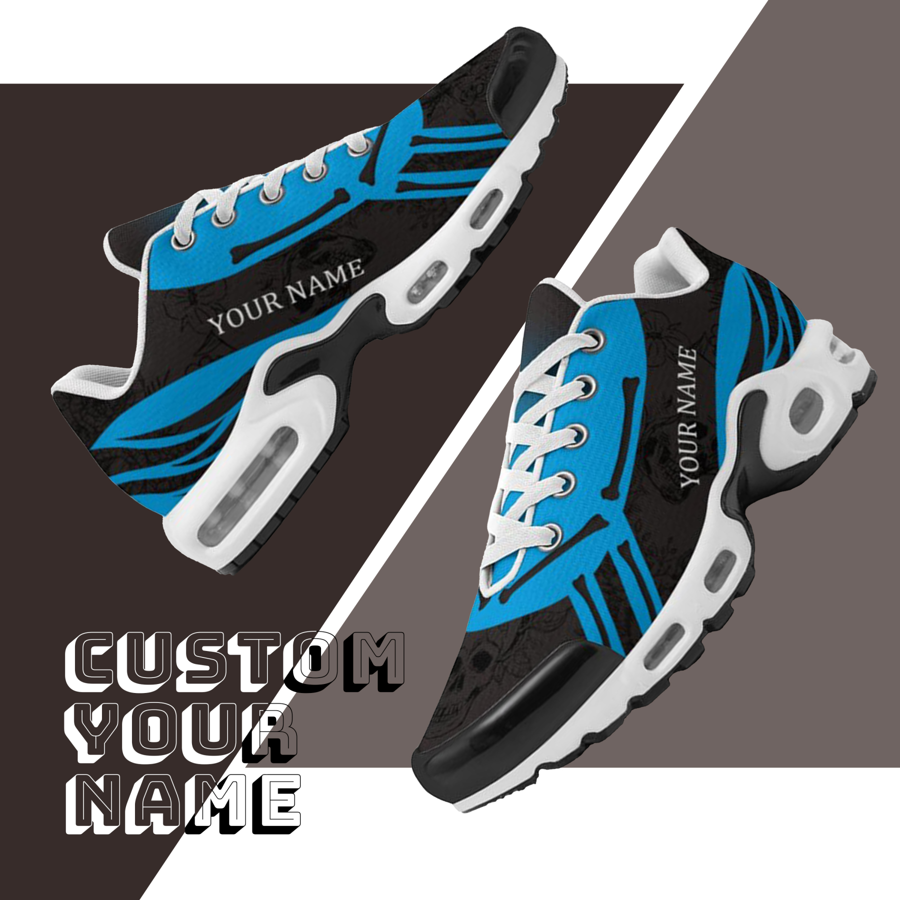 Personalized New York Sneakers, Custom Breathable Walking Shoes, Patri