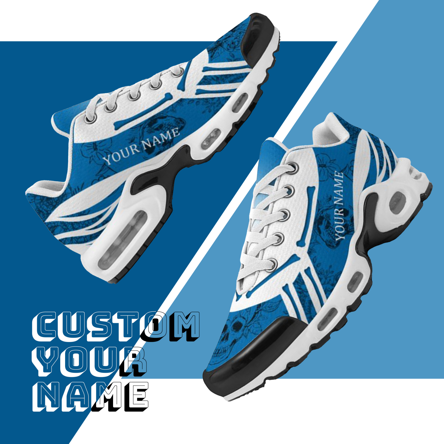 Personalized New York Sneakers, Custom Breathable Walking Shoes, Patri