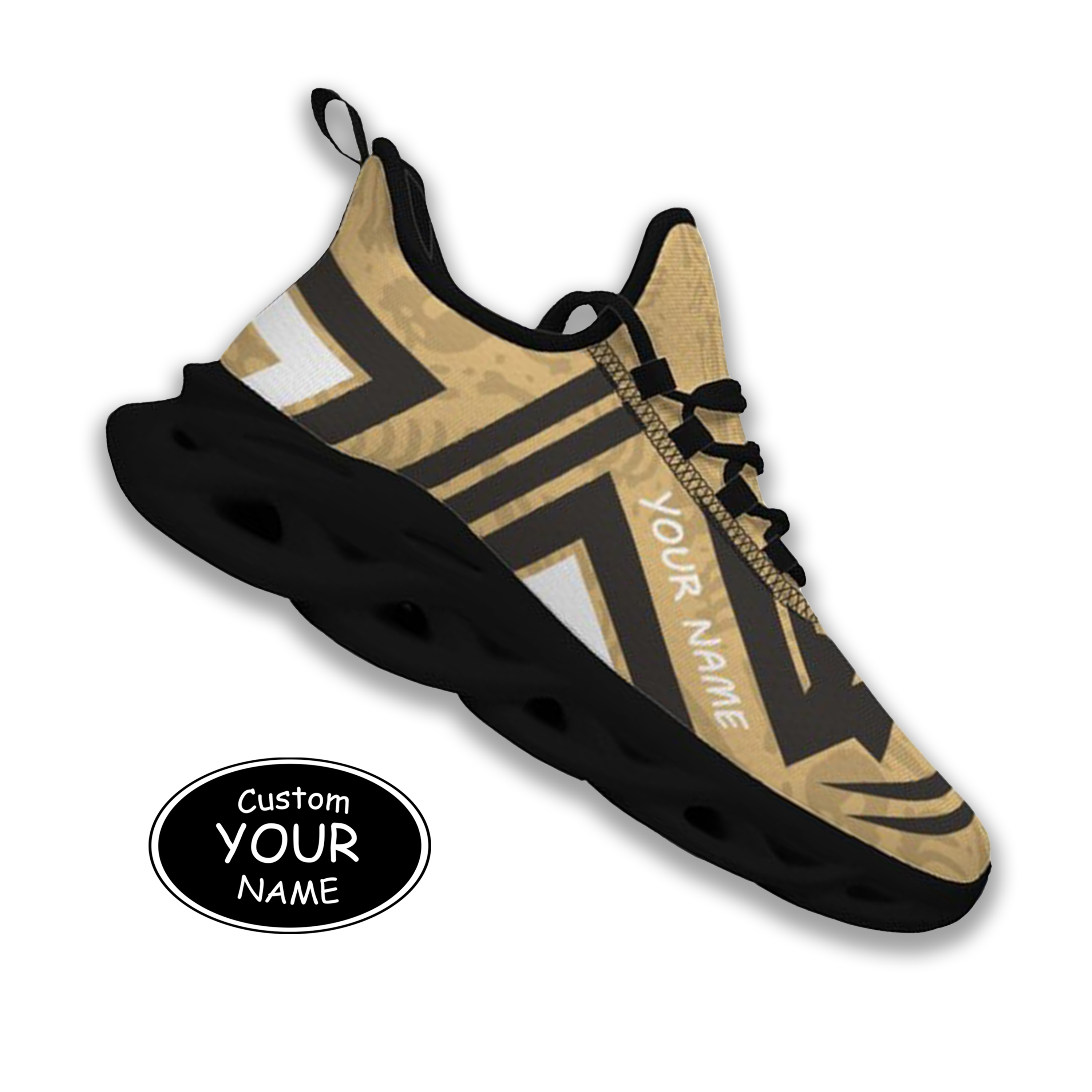 Max Sowl-25-cy-West Point-19-4, Personalized Army Black Knights Custom Max Sowl Shoes, Personalized Sport Footwear, Custom Color-Blocked Running Shoes