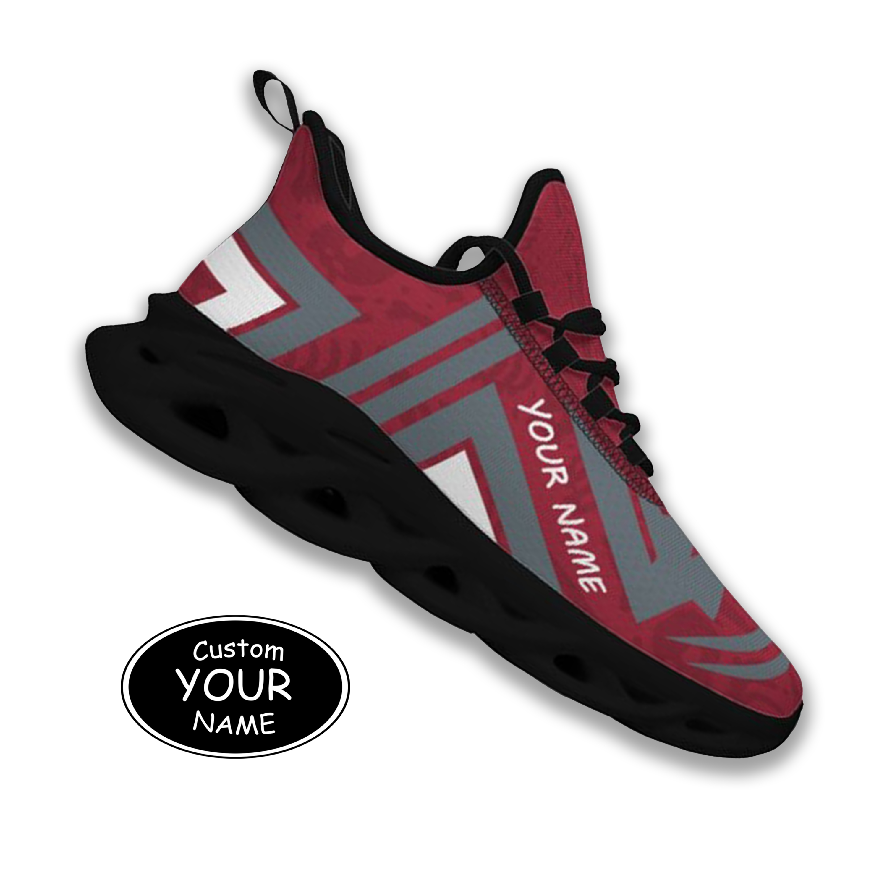 Max Sowl-25-cy-Pullman-10-4, Personalized Washington State Cougars Custom Max Sowl Shoes, Personalized Sport Footwear, Custom Color-Blocked Running Shoes